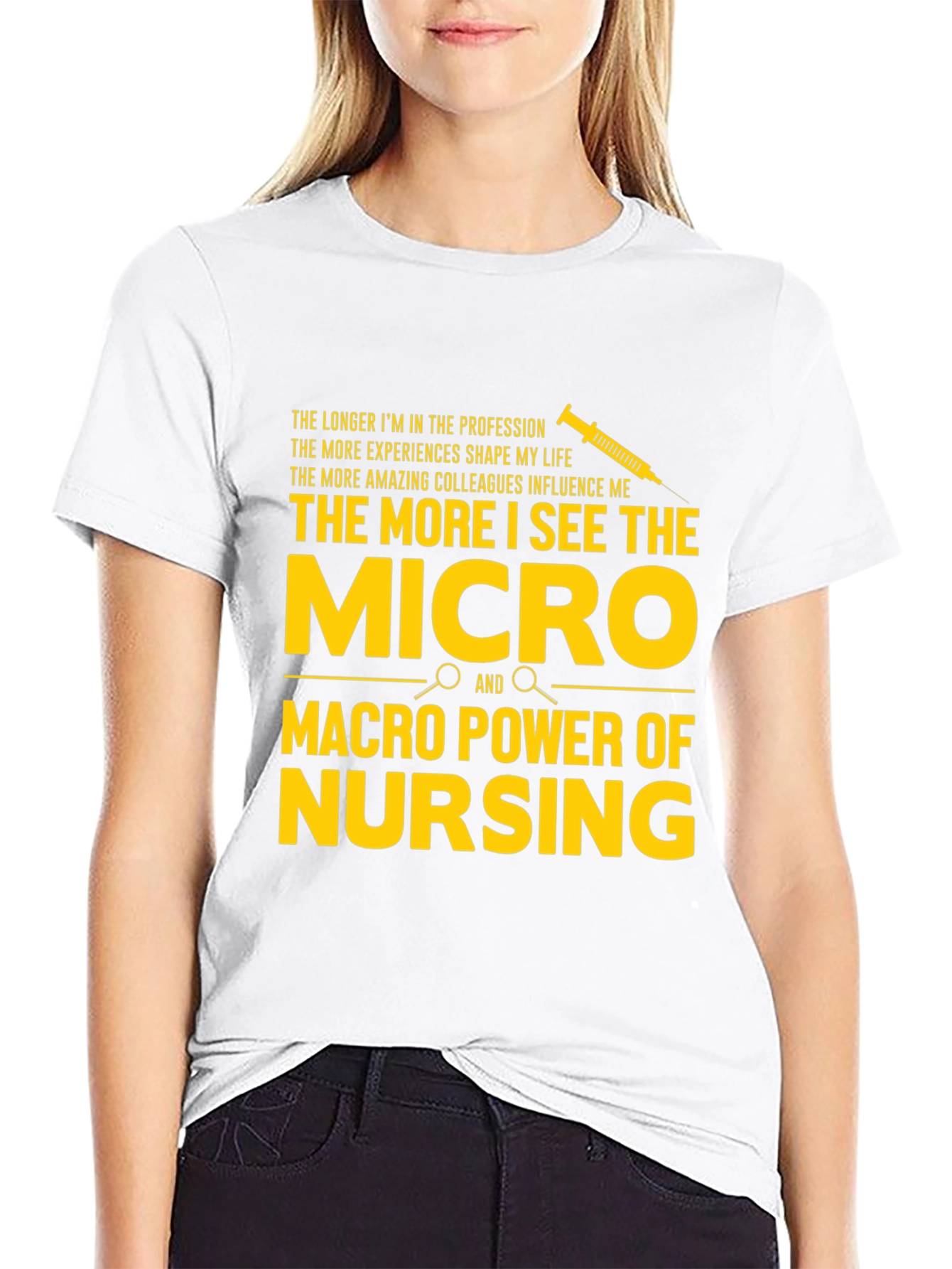 Nursing Power T-Shirt - Micro & Macro Appreciation