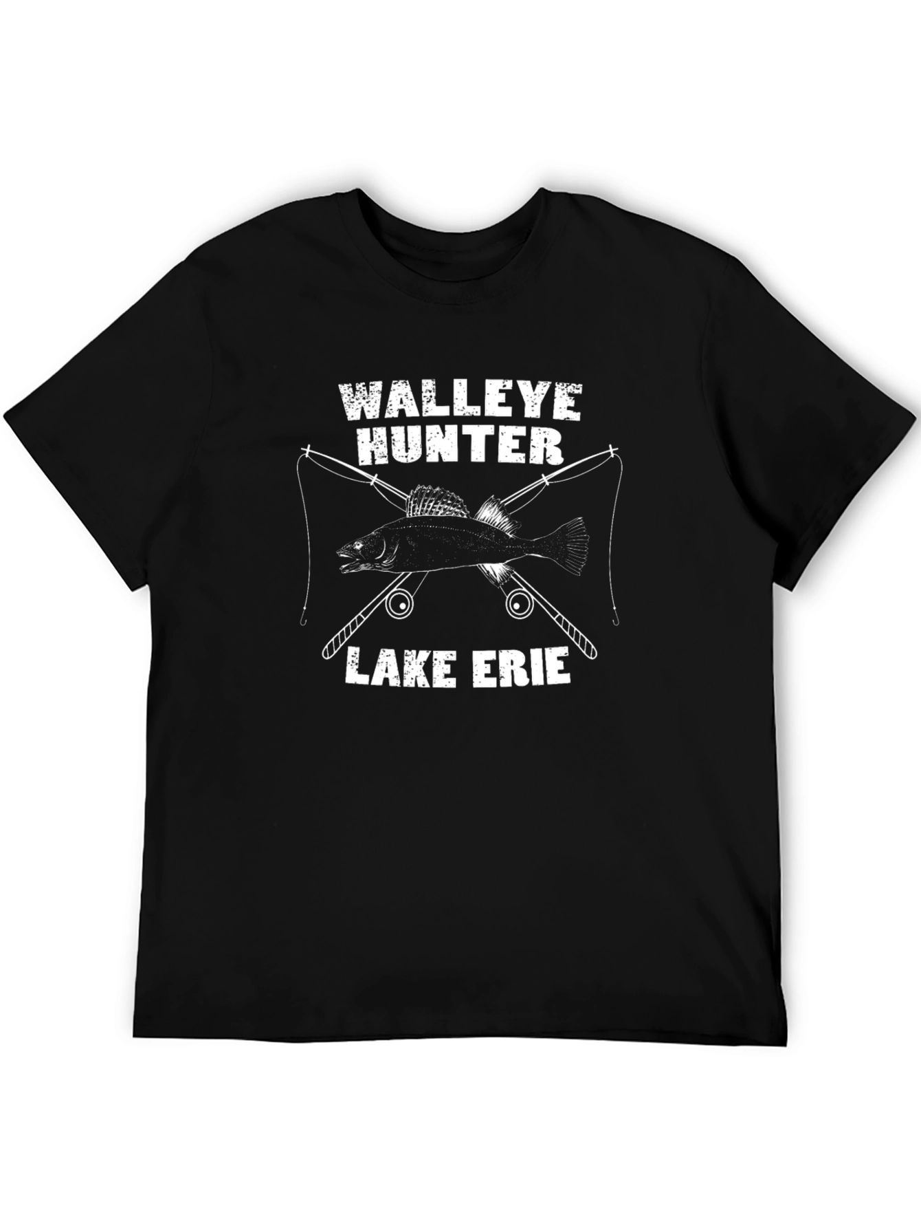 Walleye Hunter Lake Erie Fishing T-Shirt