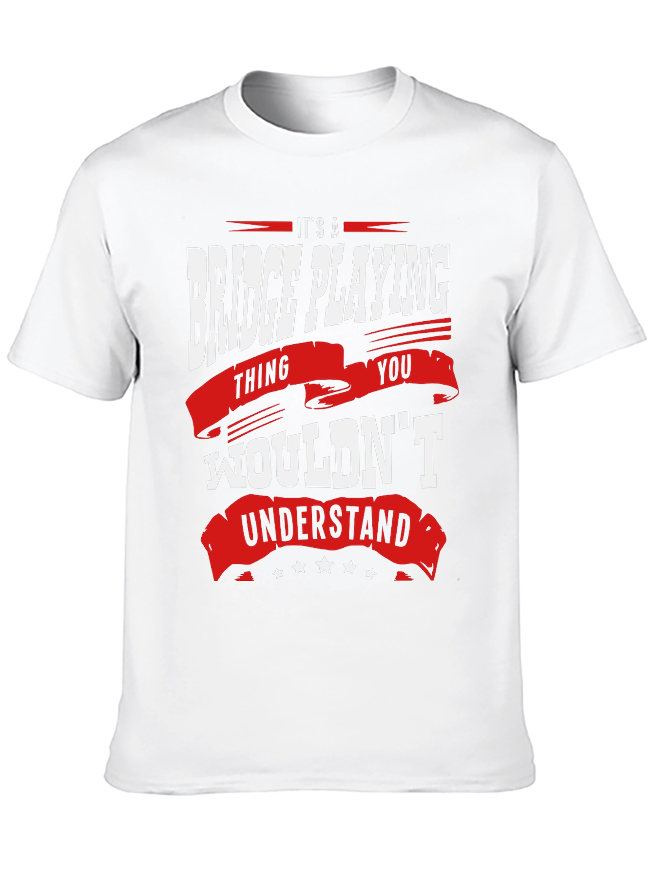 Bridge Playing Thing Graphic T-Shirt