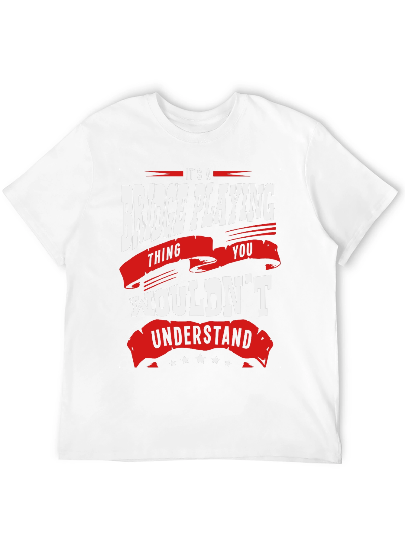 Bridge Playing Thing Graphic T-Shirt