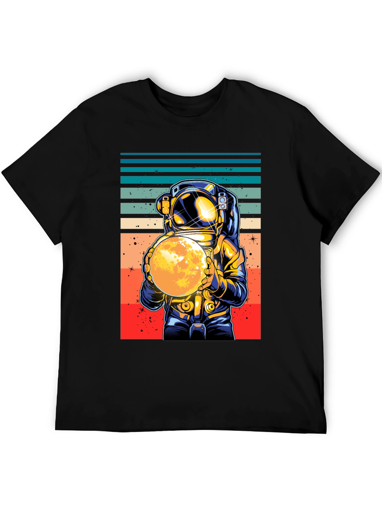 Retro Astronaut Moon T-Shirt
