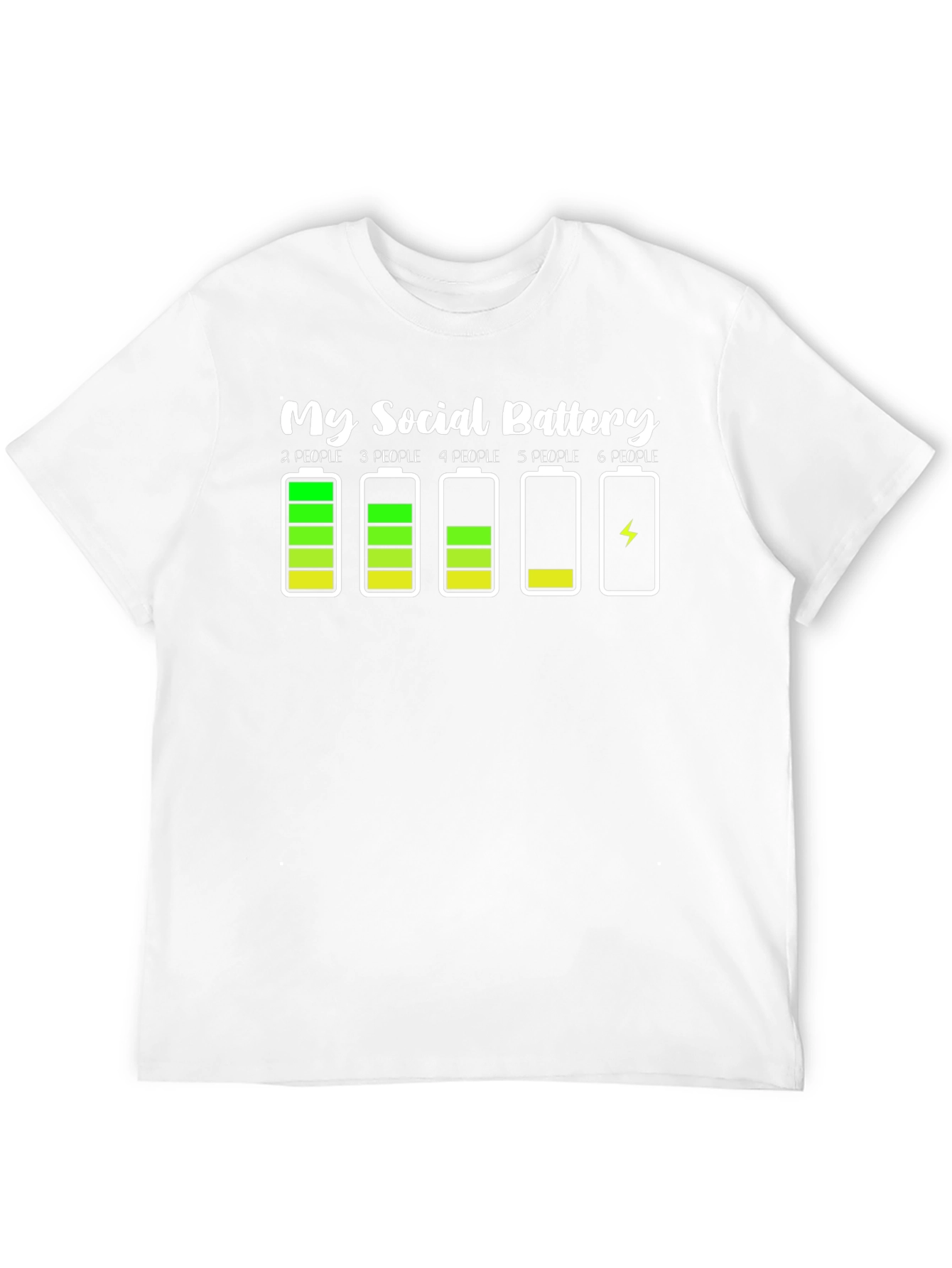My Social Battery Funny Graphic Tee