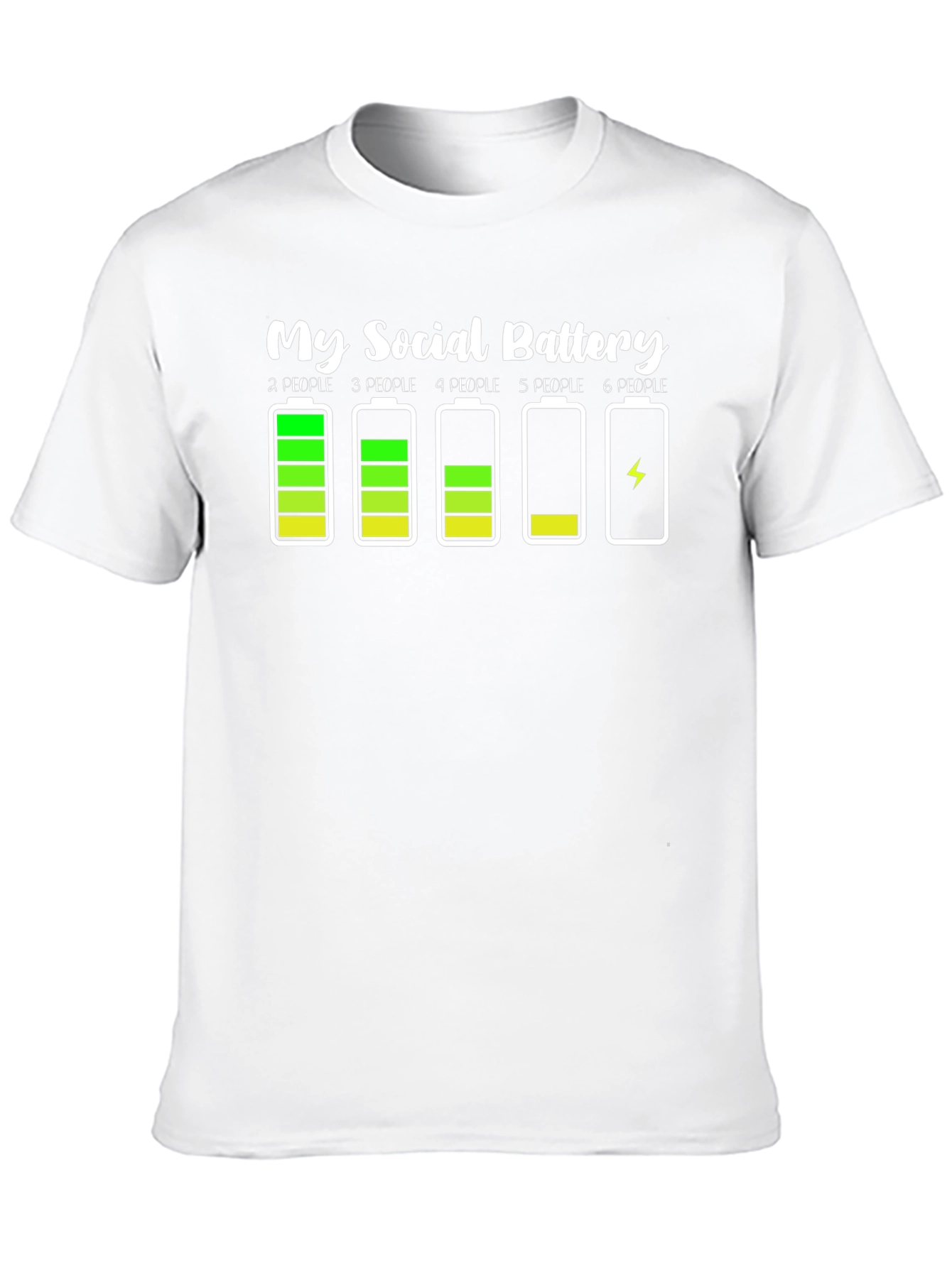 My Social Battery Funny Graphic Tee