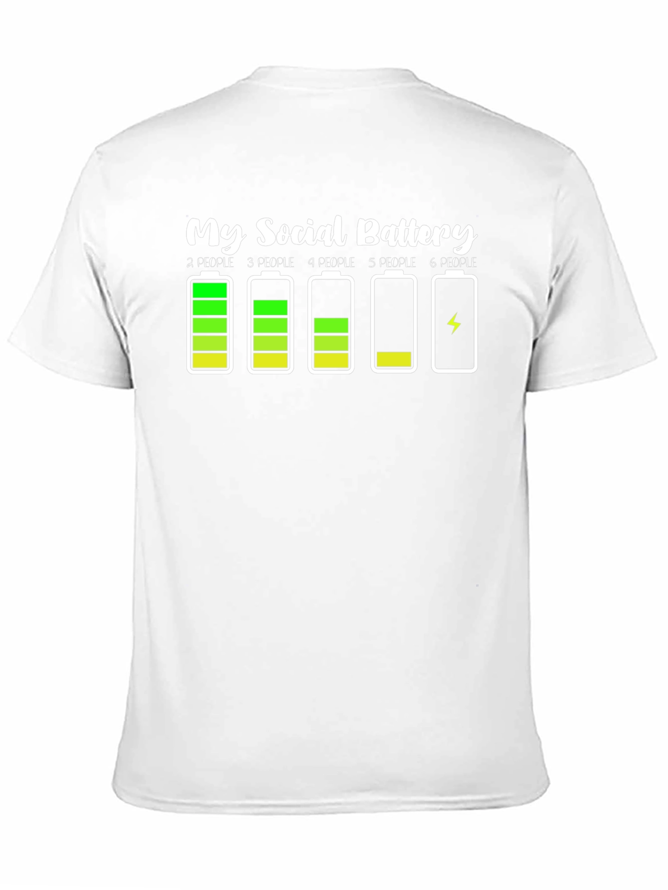 My Social Battery Funny Graphic Tee