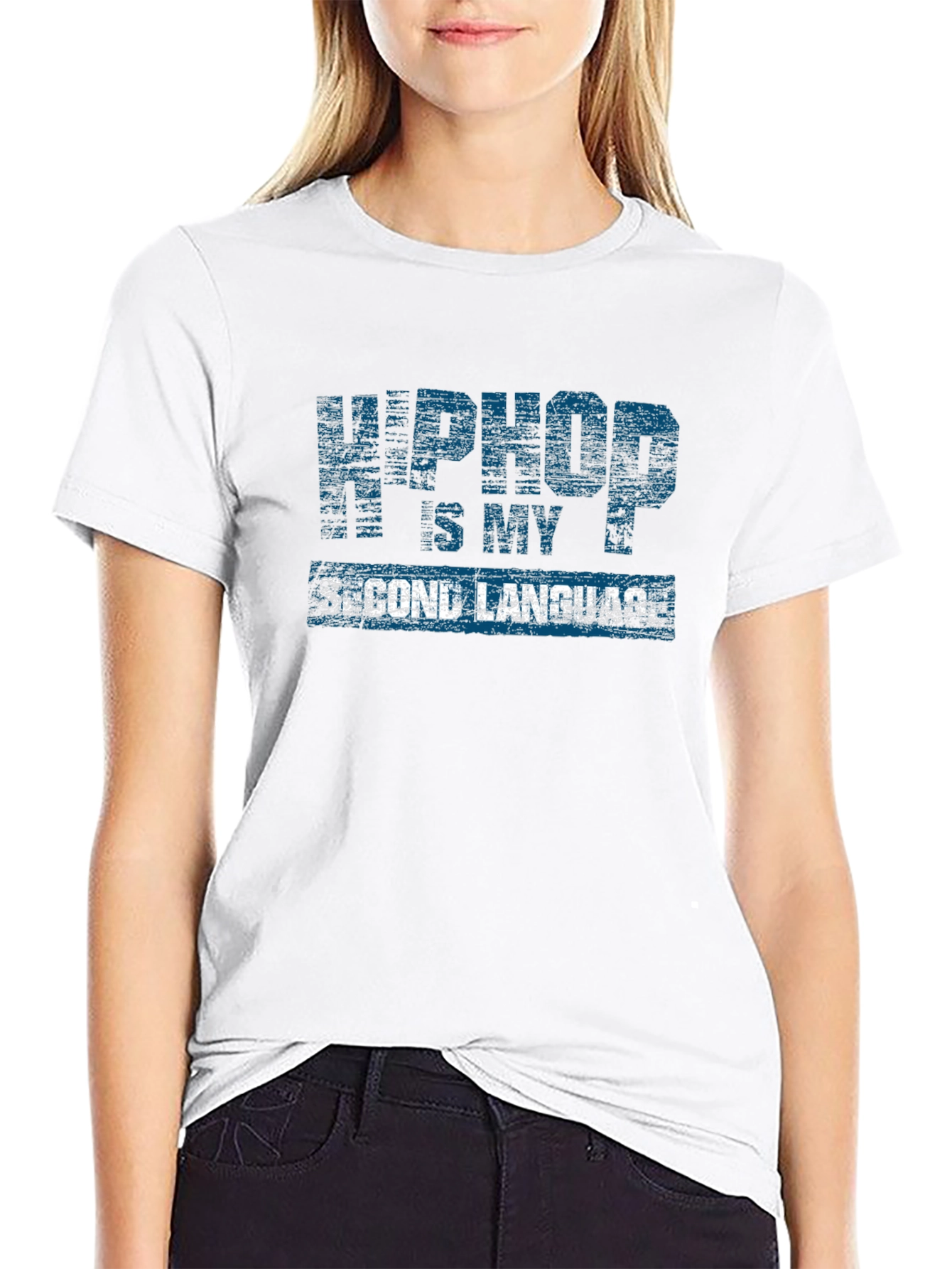 Hip Hop Second Language Graphic Tee