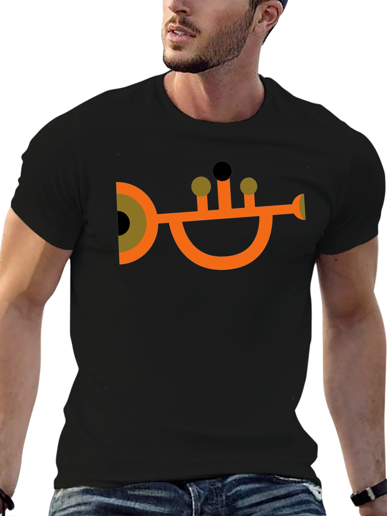 Trumpet Graphic T-Shirt - Unique Musician Tee
