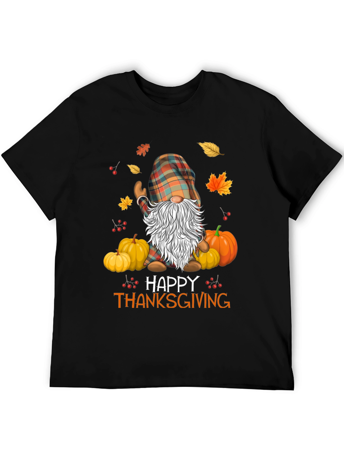 Happy Thanksgiving Gnome Graphic Tee