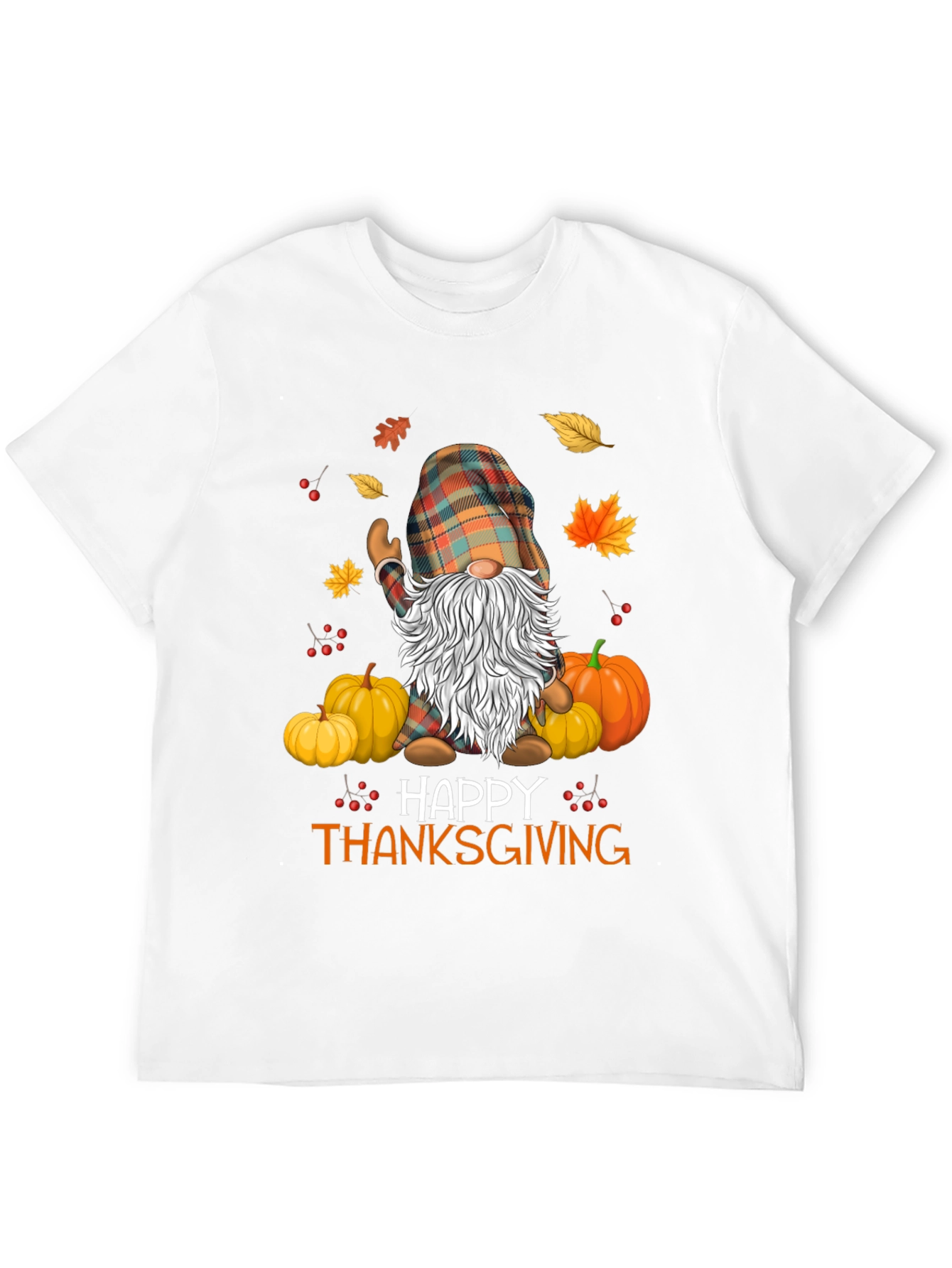 Happy Thanksgiving Gnome Graphic Tee