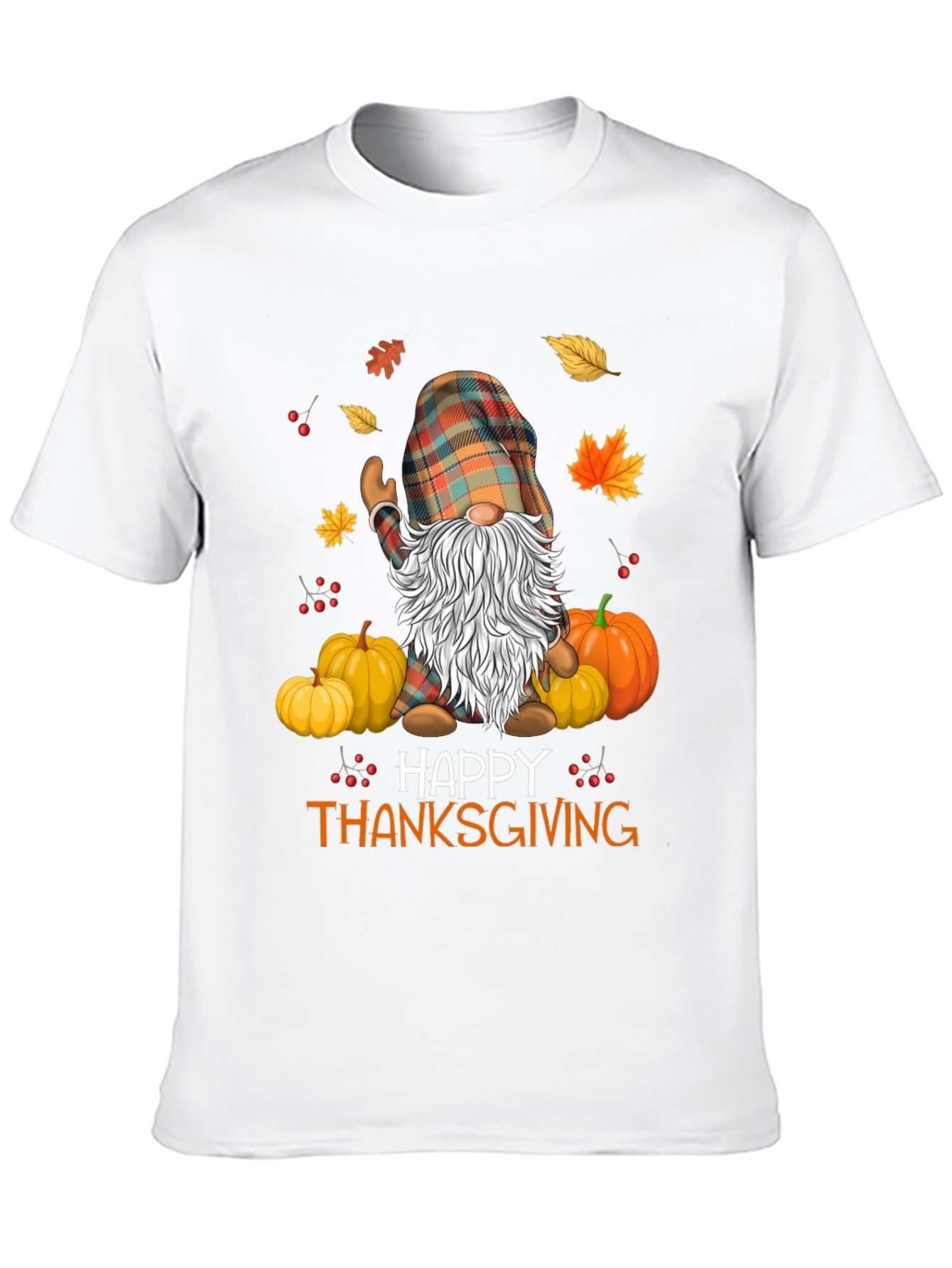 Happy Thanksgiving Gnome Graphic Tee