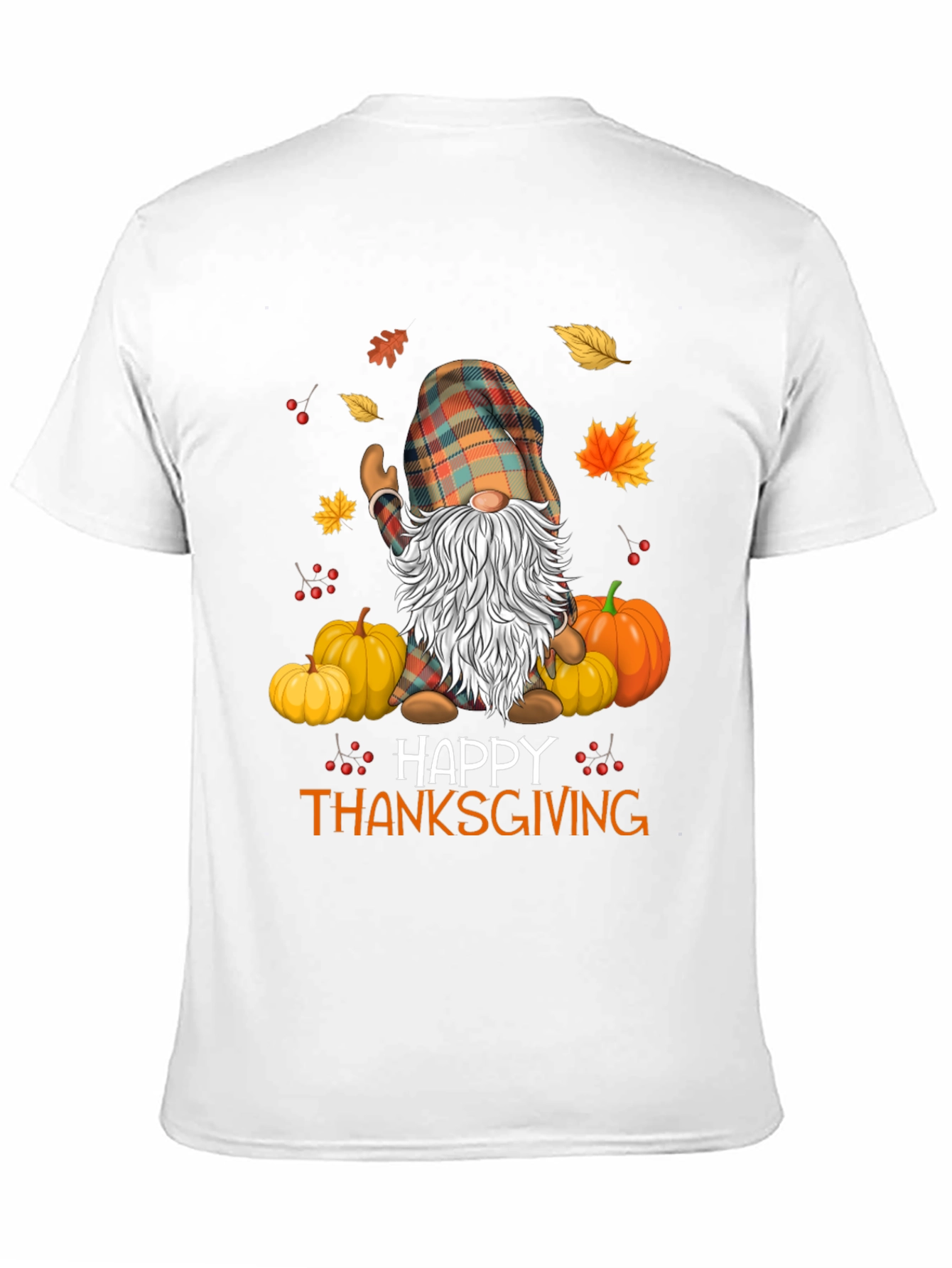Happy Thanksgiving Gnome Graphic Tee