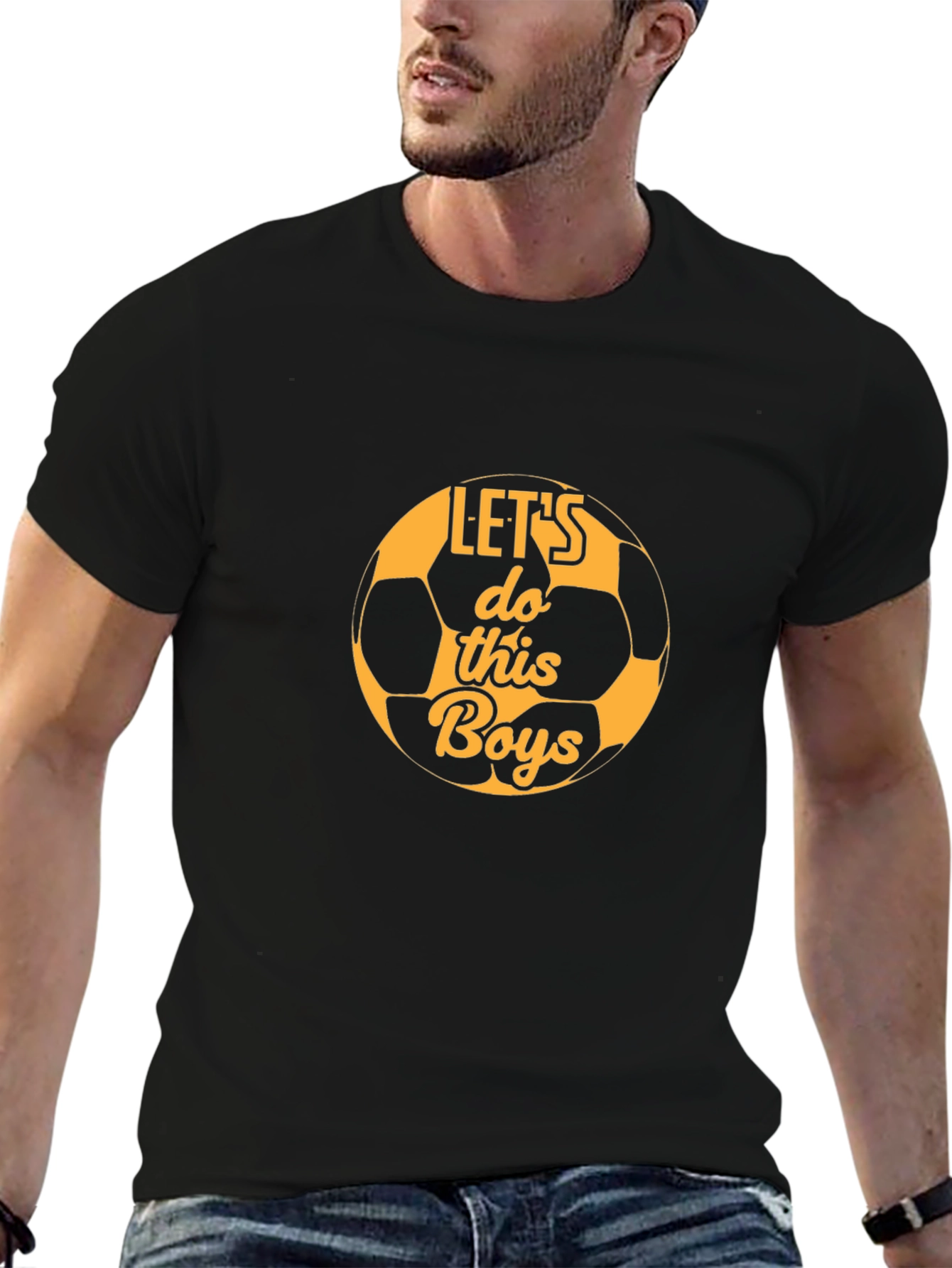 Lets Do This Boys Black T-Shirt