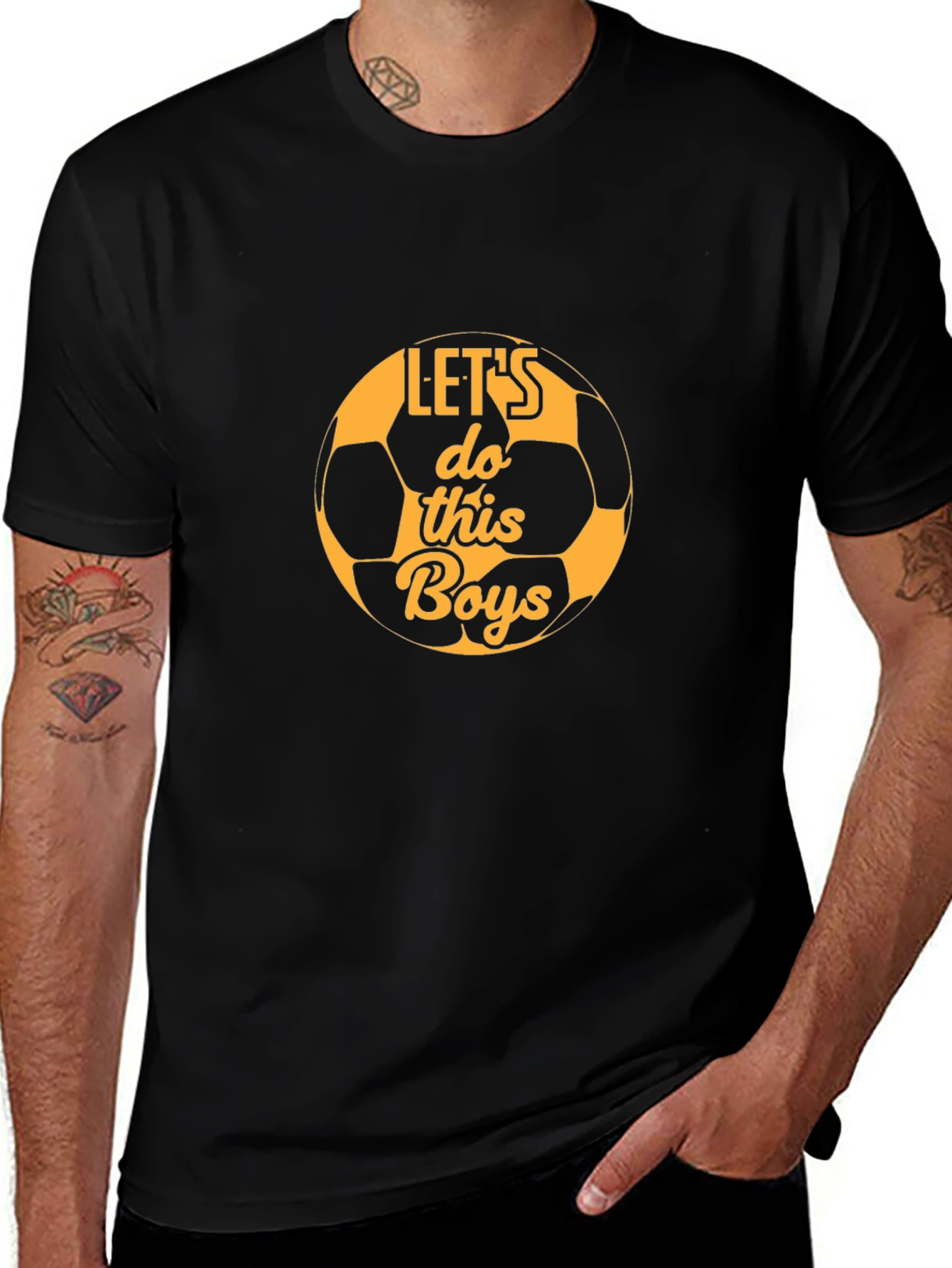 Lets Do This Boys Black T-Shirt