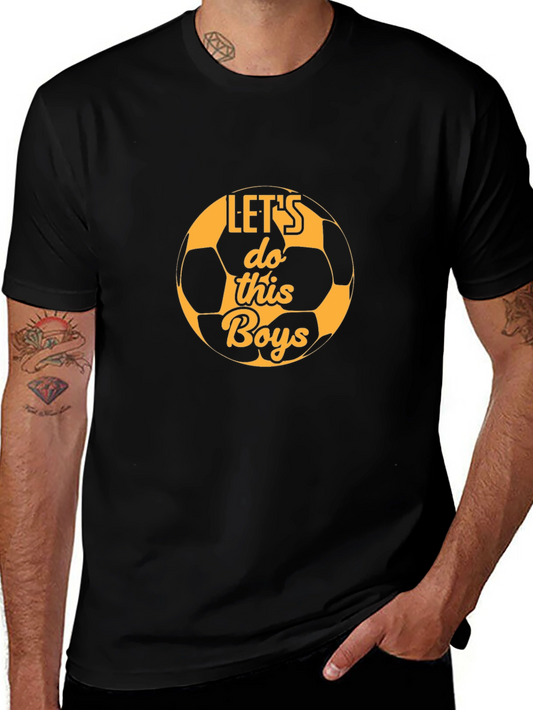 Lets Do This Boys Black T-Shirt
