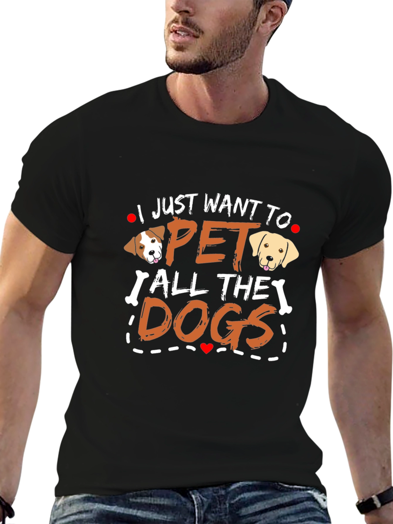 I Just Want to Pet All the Dogs T-Shirt