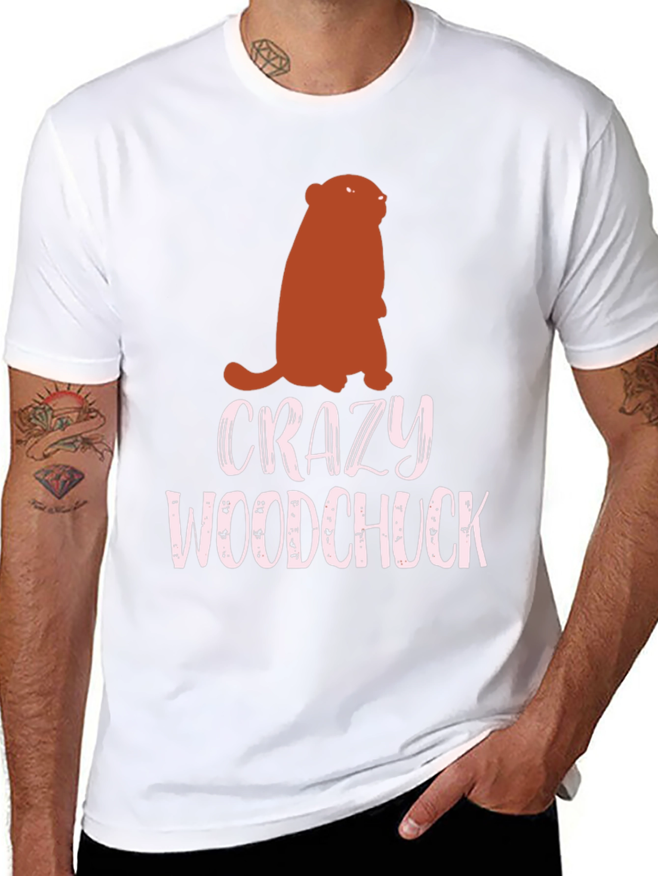 Crazy Woodchuck Graphic Tee