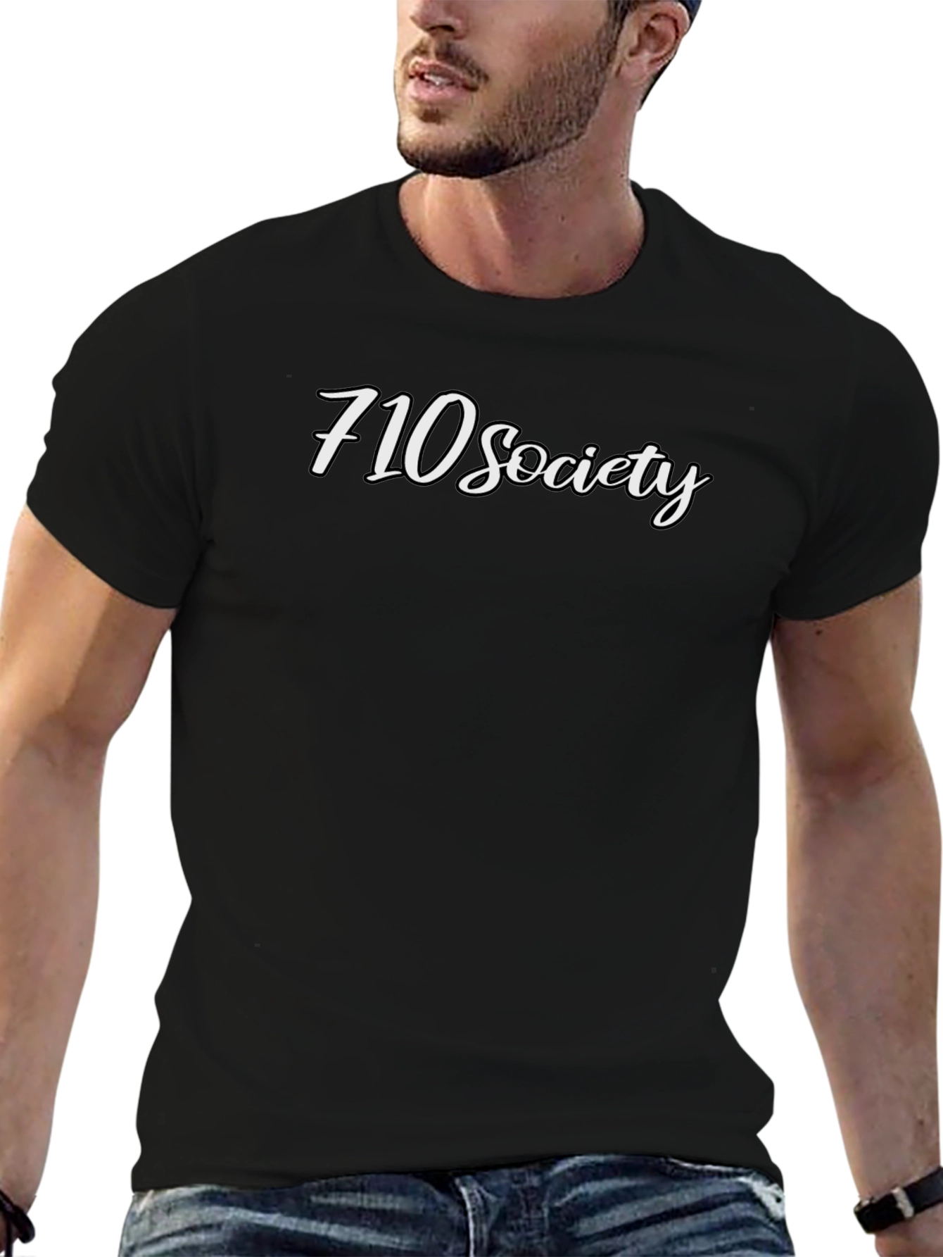 710 Society Graphic Tee - Modern Casual Style