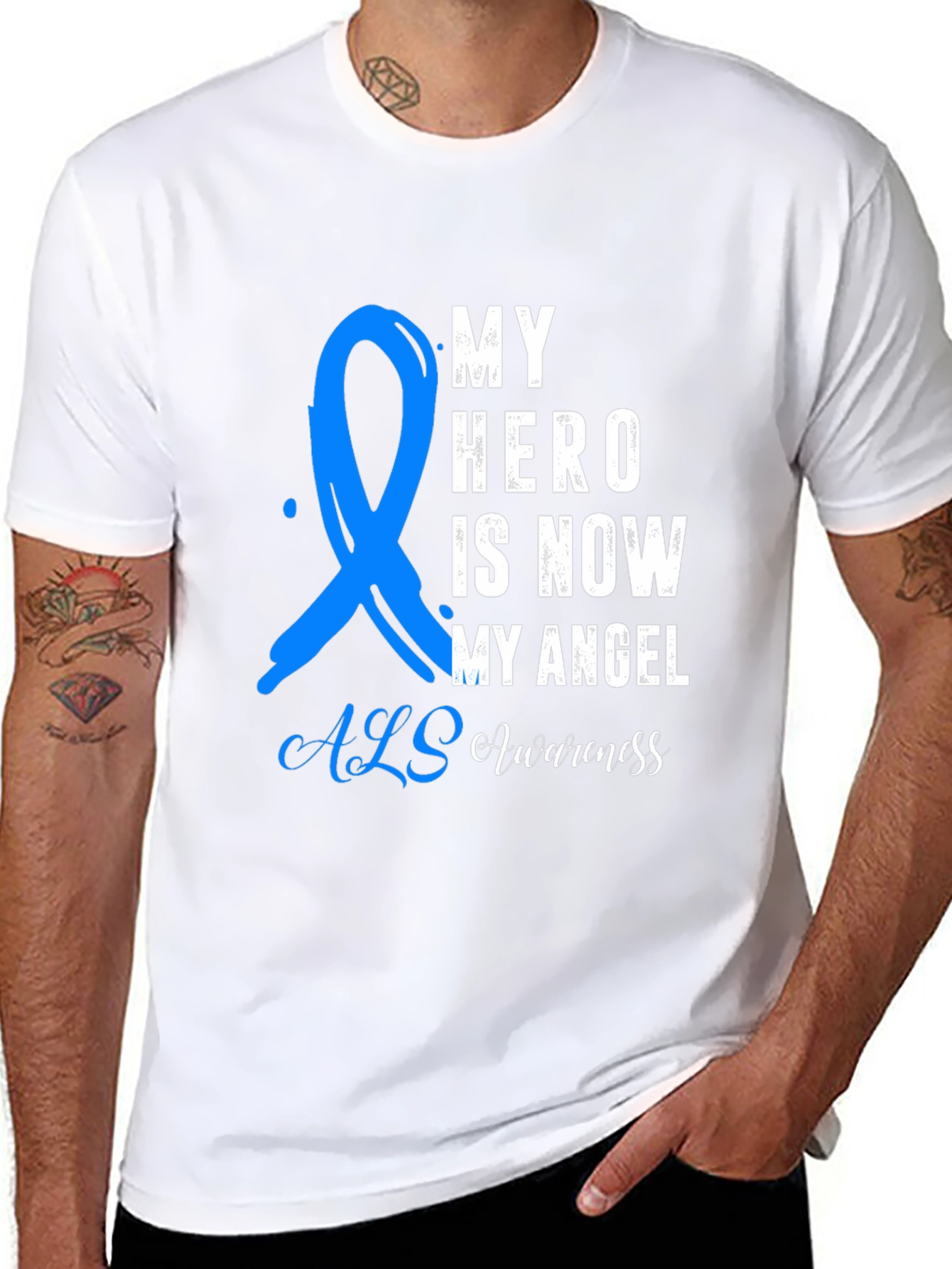 ALS Awareness T-Shirt: My Hero My Angel