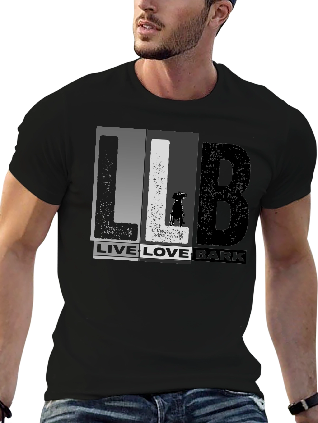 Live Love Bark T-Shirt - Dog Lover Tee