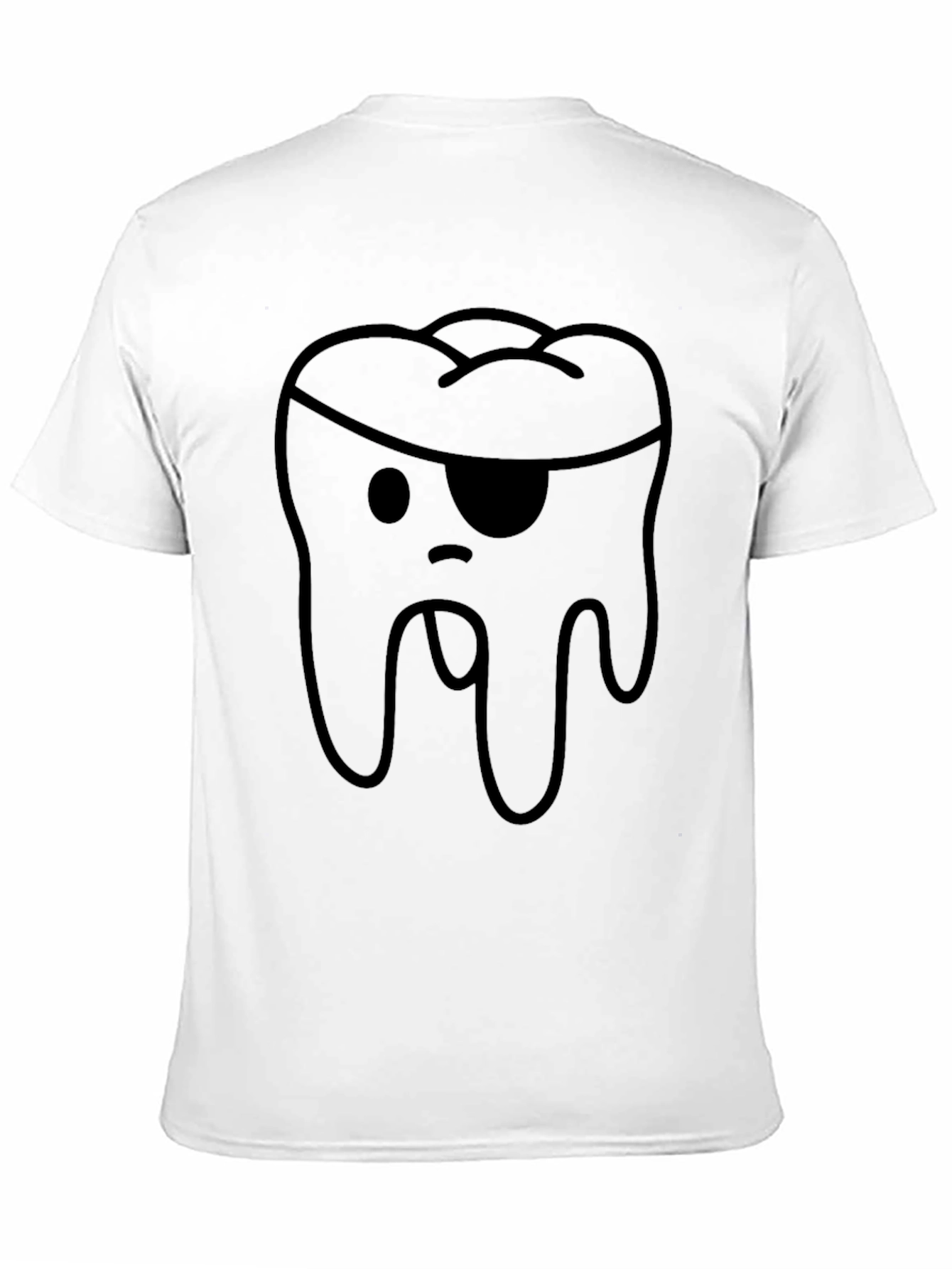 Pirate Tooth Graphic T-Shirt - Quirky Cotton Tee