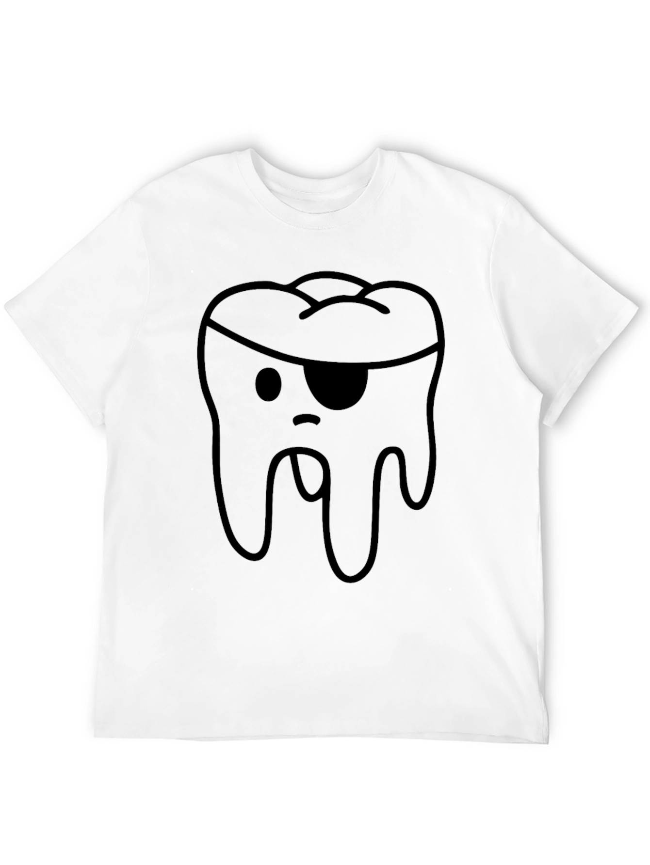 Pirate Tooth Graphic T-Shirt - Quirky Cotton Tee