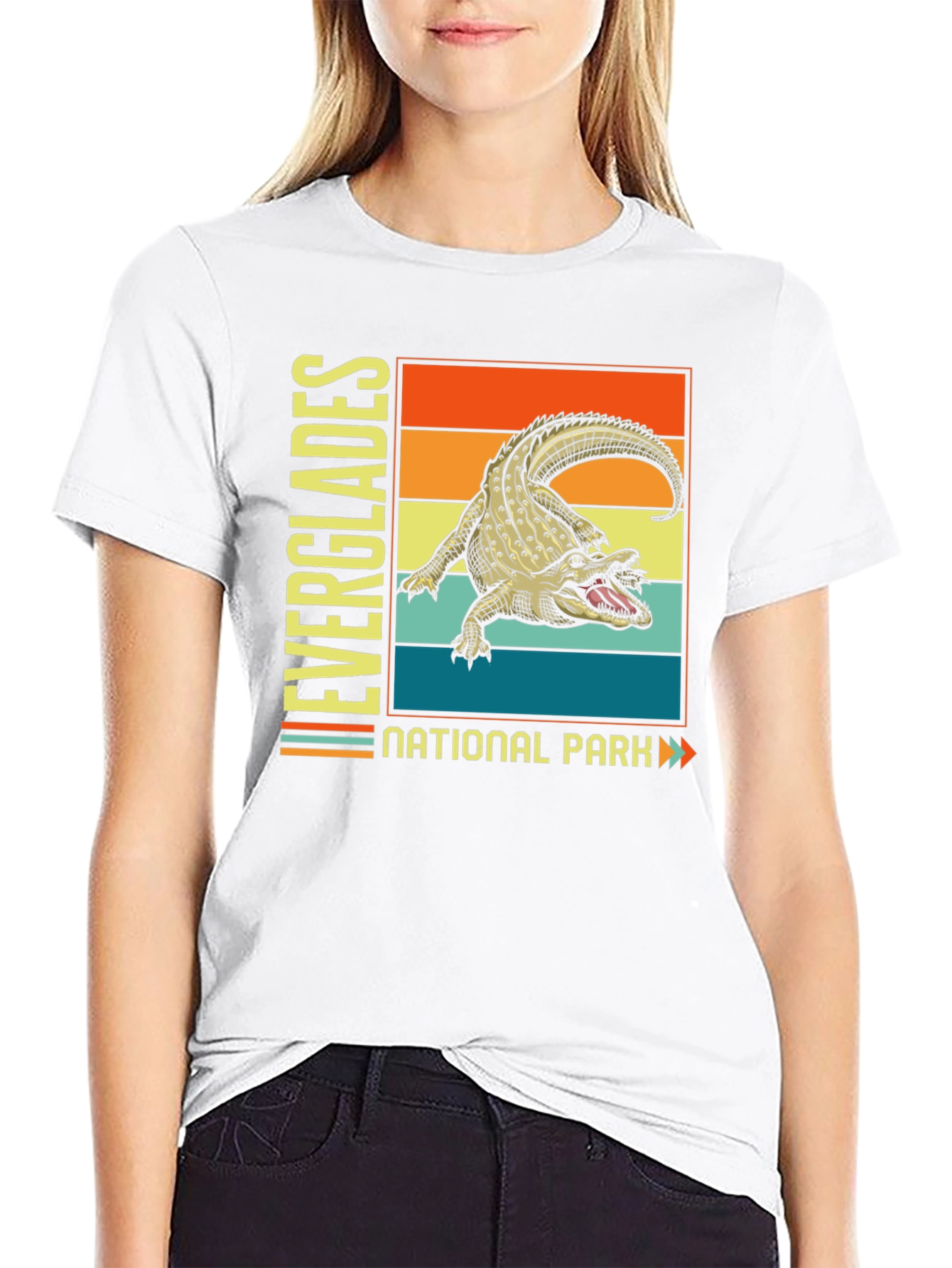 Everglades National Park Alligator Graphic T-Shirt