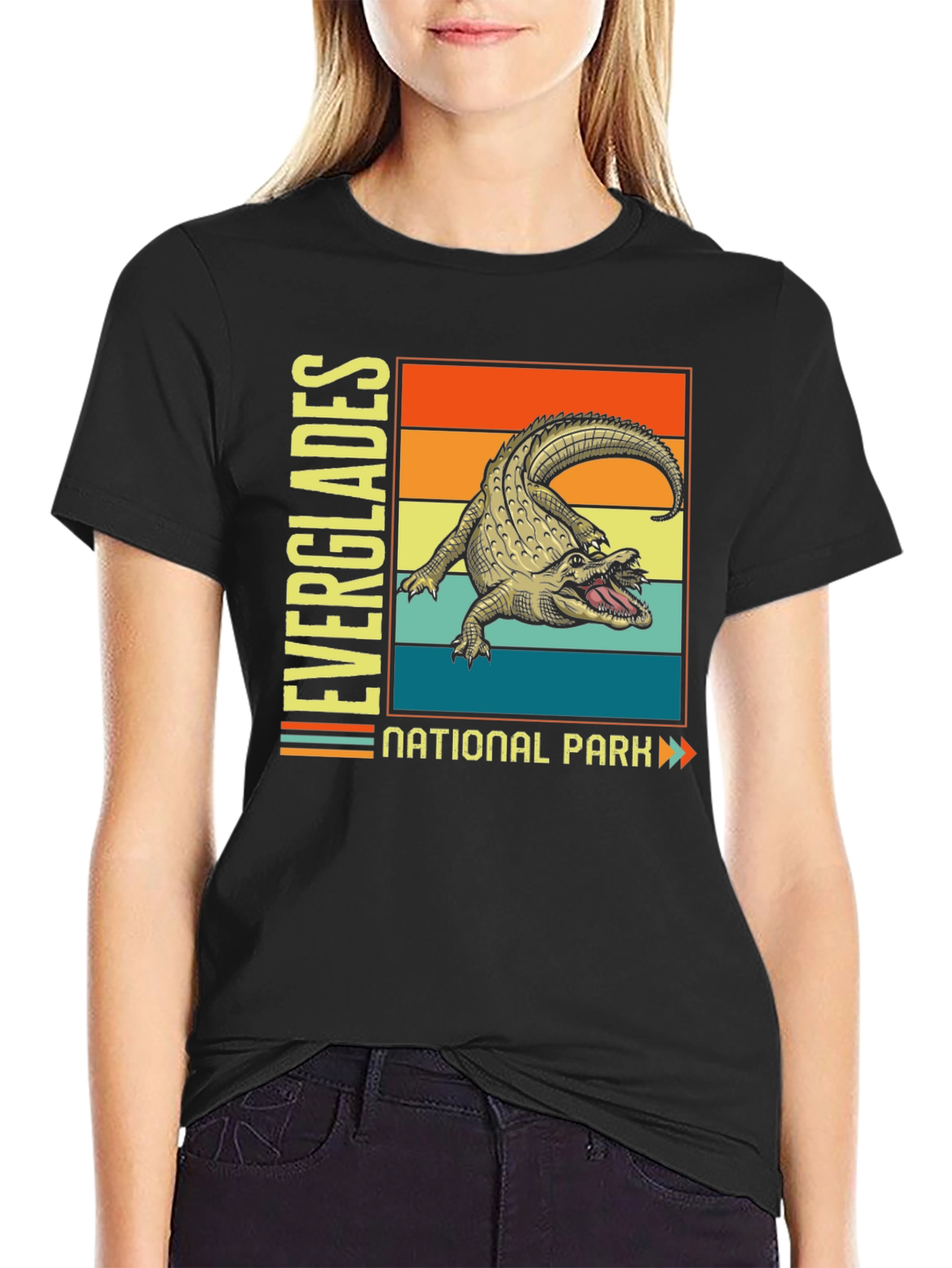 Everglades National Park Alligator Graphic T-Shirt