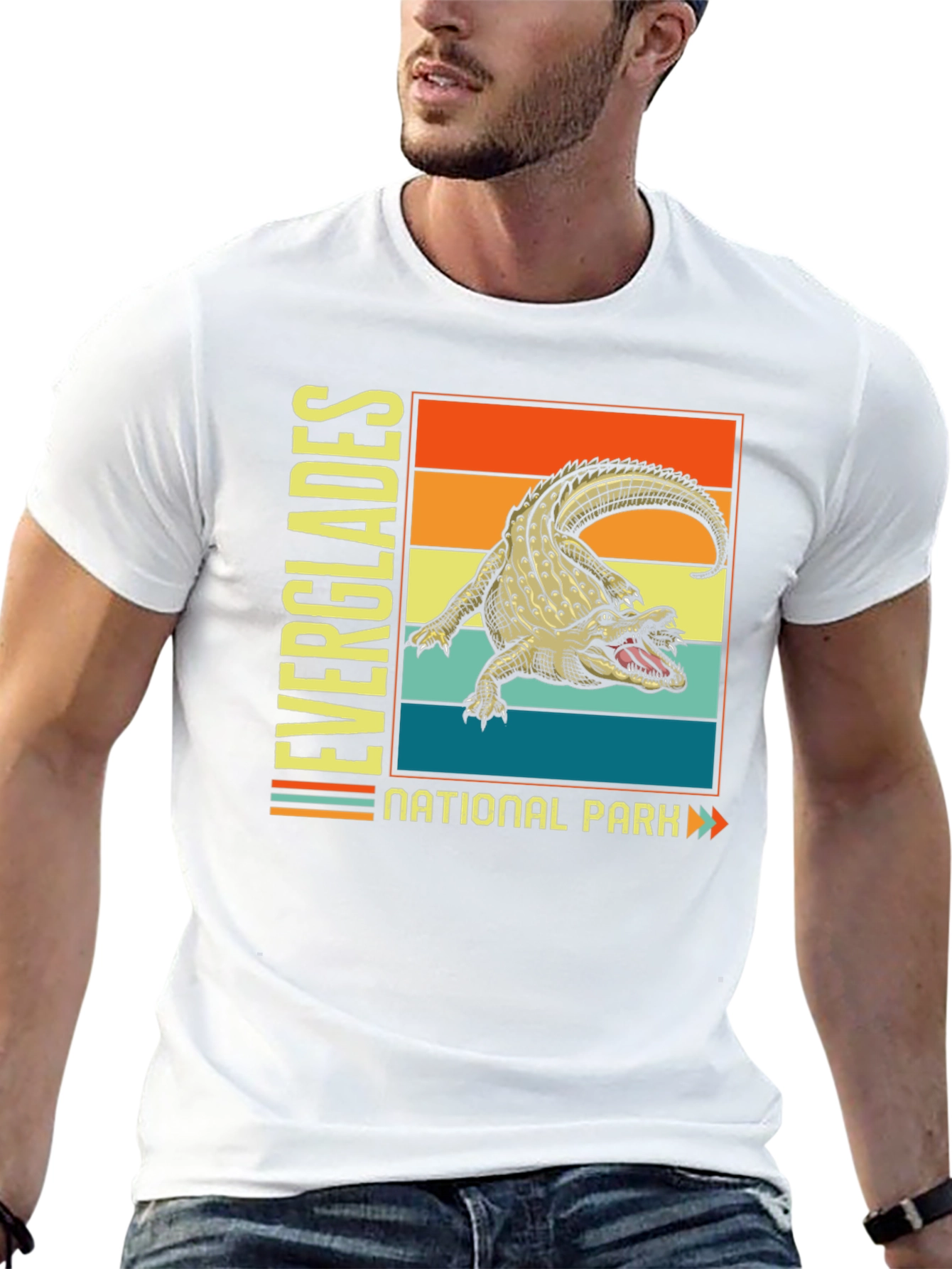 Everglades National Park Alligator Graphic T-Shirt