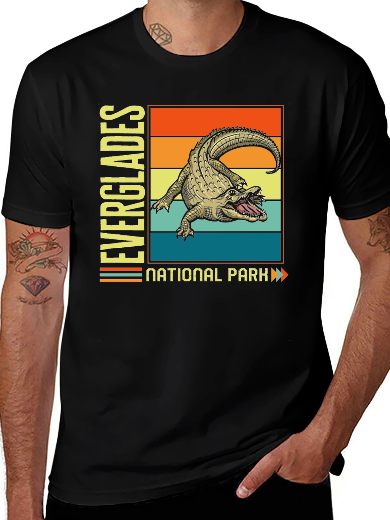 Everglades National Park Alligator Graphic T-Shirt