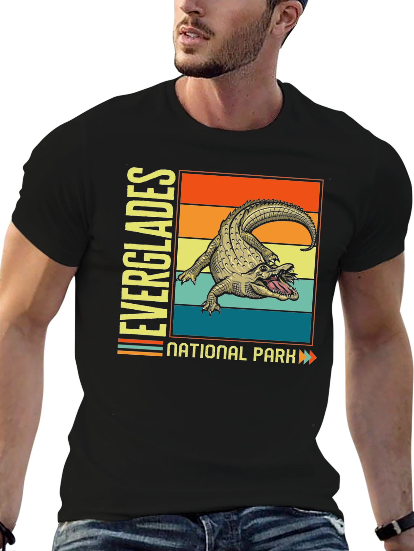 Everglades National Park Alligator Graphic T-Shirt
