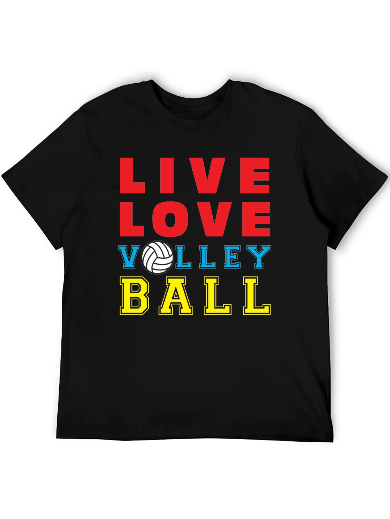 Live Love Volleyball Graphic T-Shirt