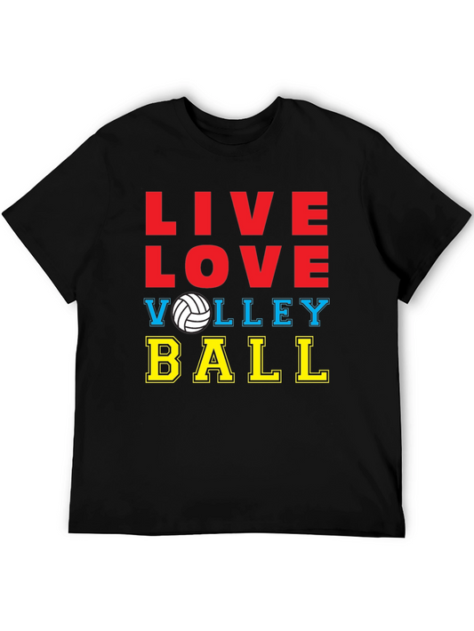 Live Love Volleyball Graphic T-Shirt