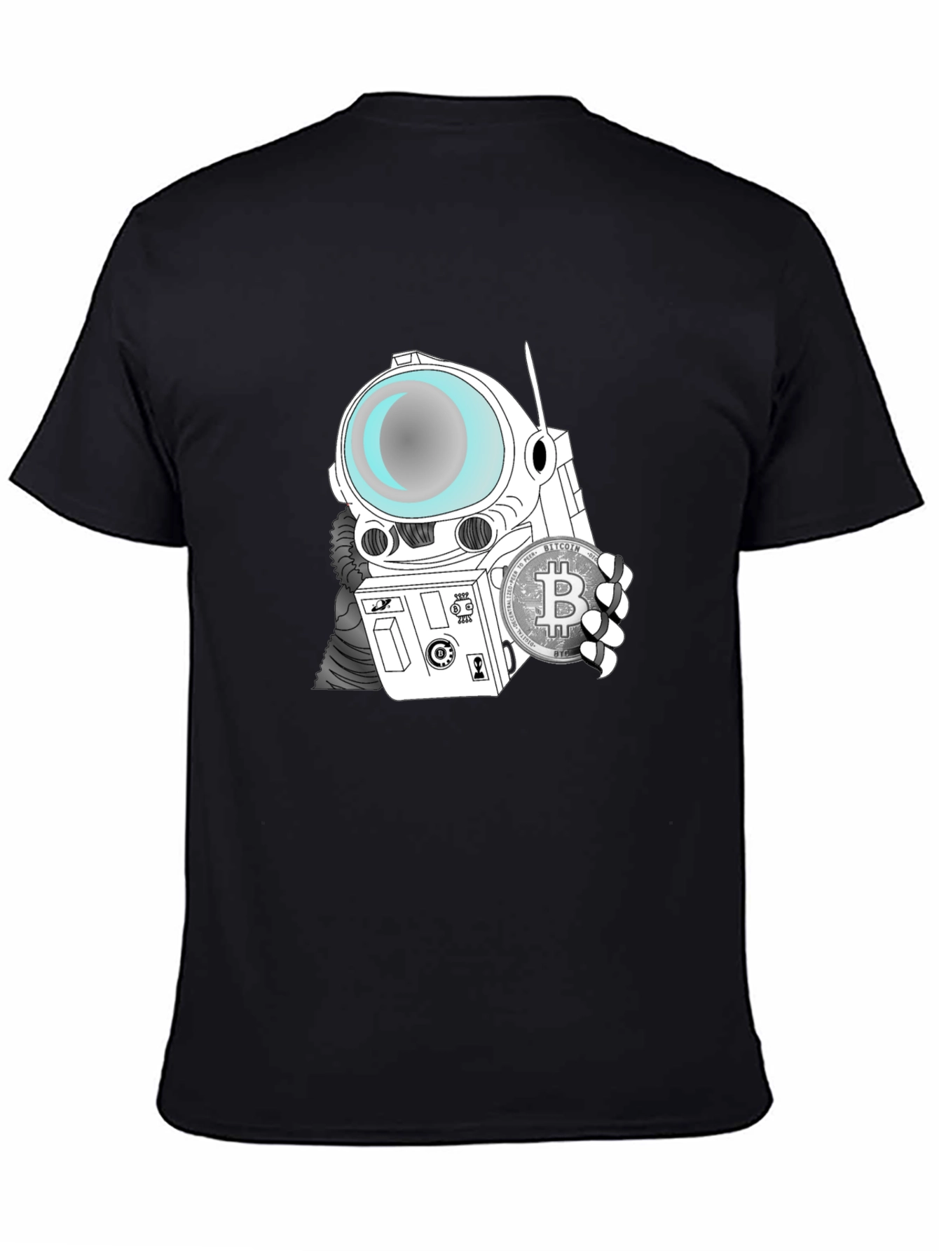 Bitcoin Astronaut T-Shirt - Crypto Space Tee
