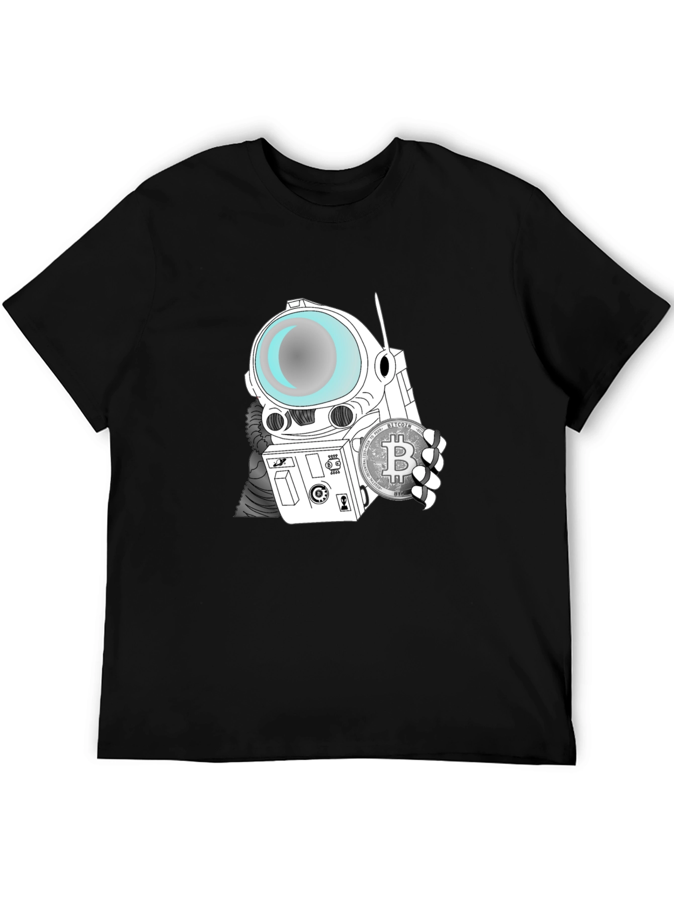 Bitcoin Astronaut T-Shirt - Crypto Space Tee