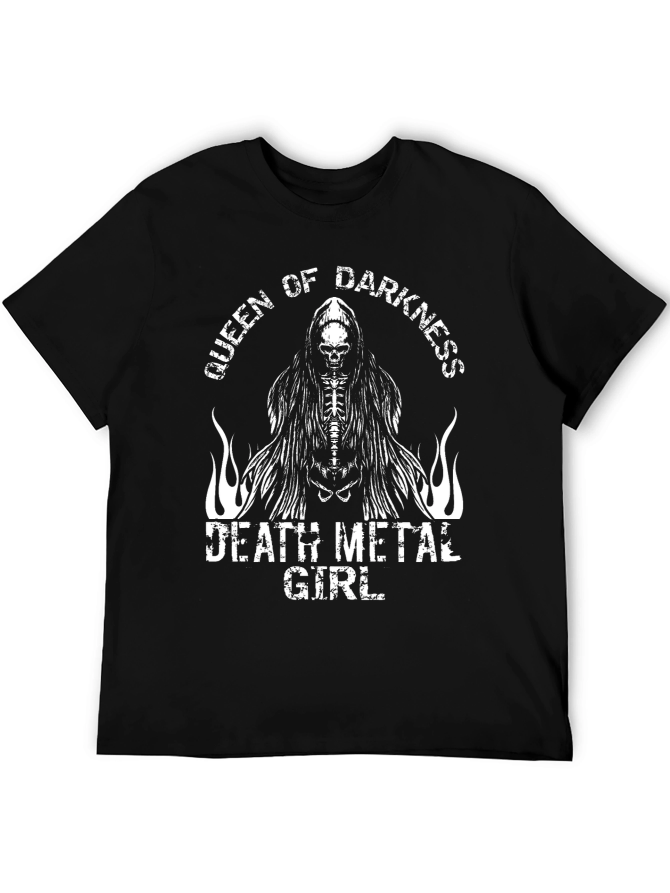 Queen of Darkness Graphic Tee - Death Metal Girl