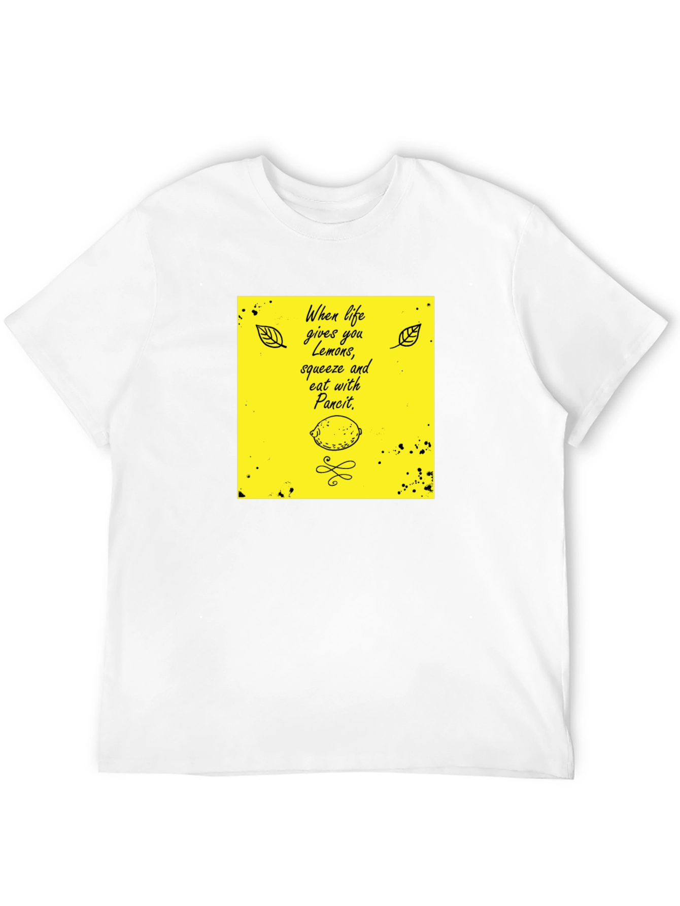 Lemon Pancit Graphic Tee - Quirky T-Shirt