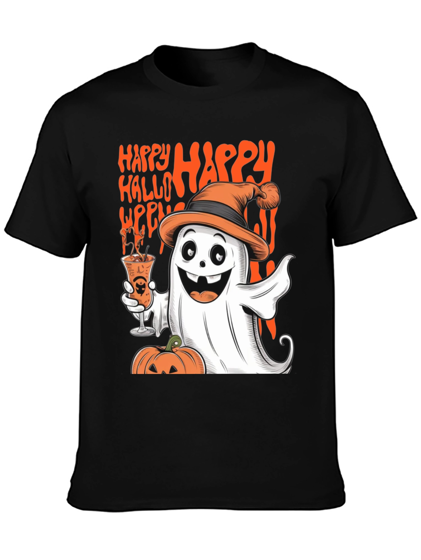 Happy Halloween Ghost T-Shirt