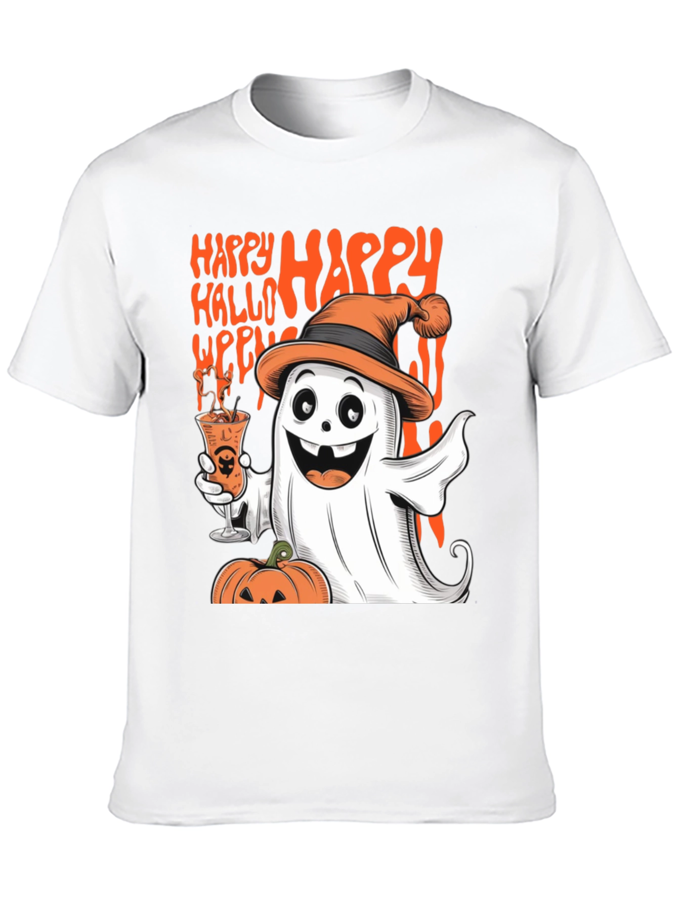 Happy Halloween Ghost T-Shirt