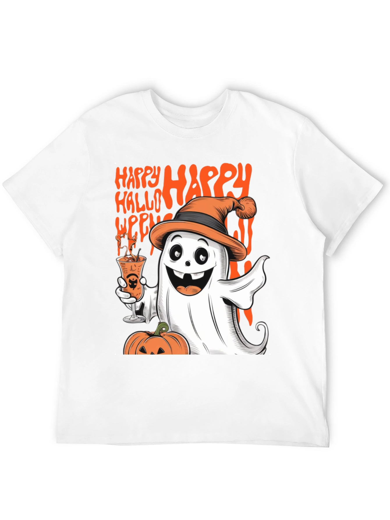 Happy Halloween Ghost T-Shirt