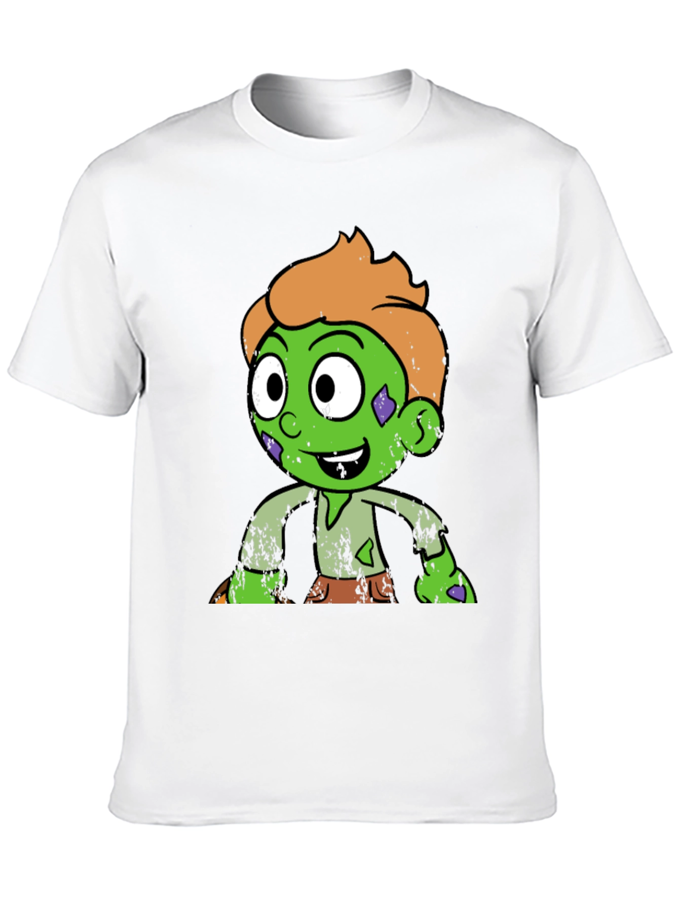 Zombie Cartoon Graphic Tee - Halloween Costume