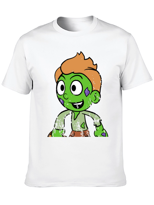 Zombie Cartoon Graphic Tee - Halloween Costume