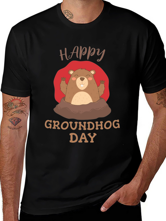 Happy Groundhog Day Graphic Tee