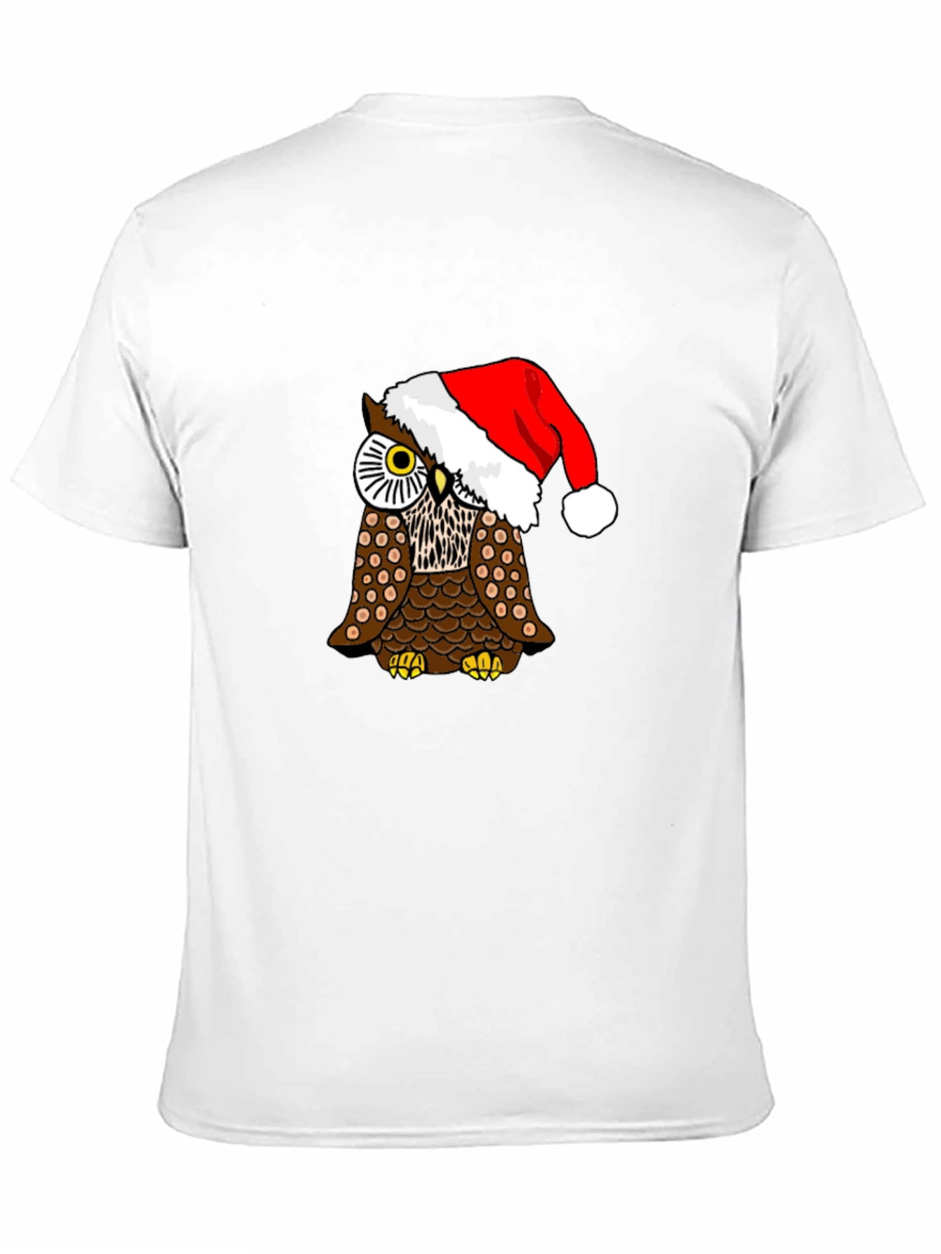 Festive Owl Tee - Holiday Novelty Shirt