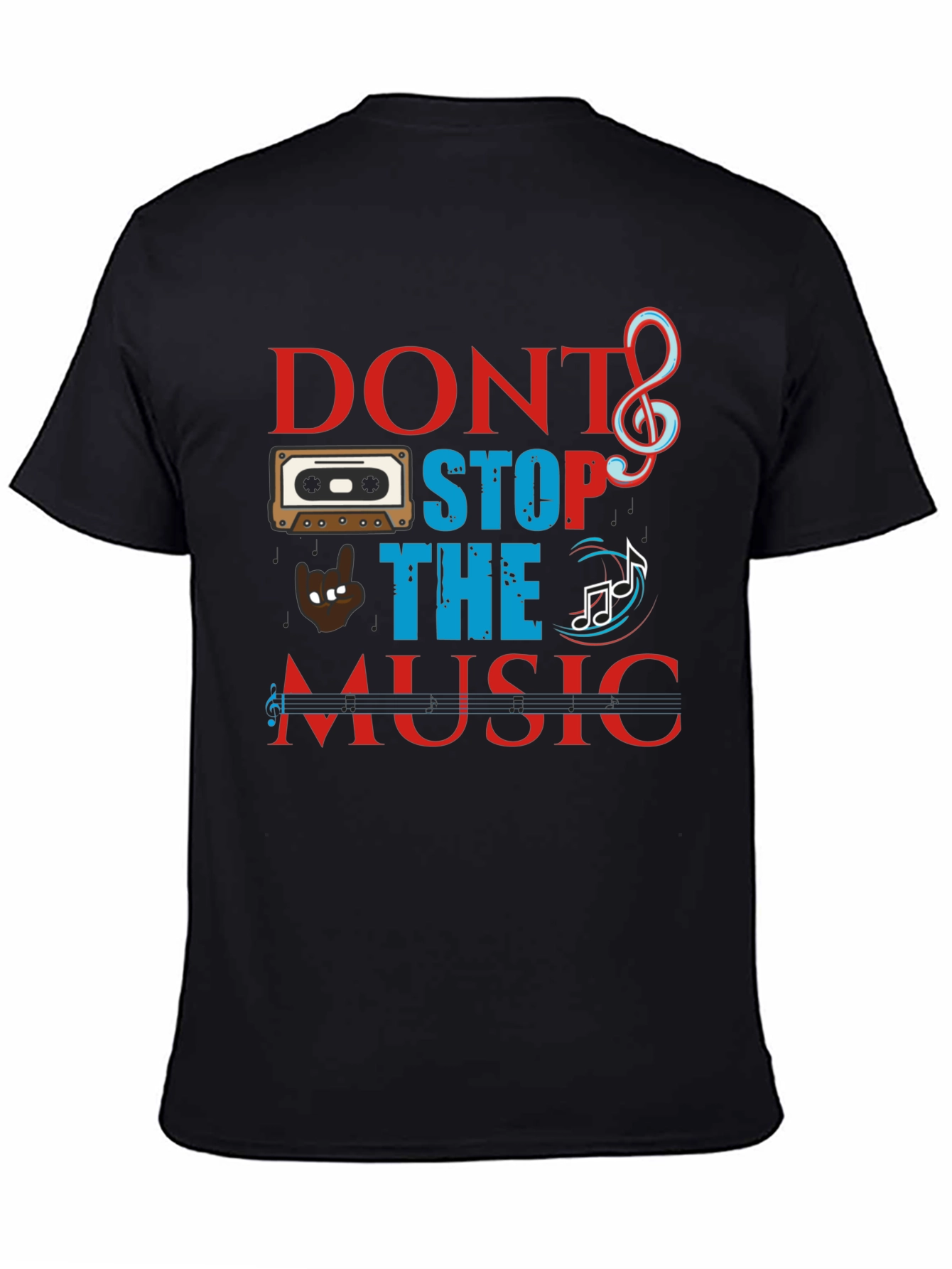 Dont Stop The Music Graphic Tee
