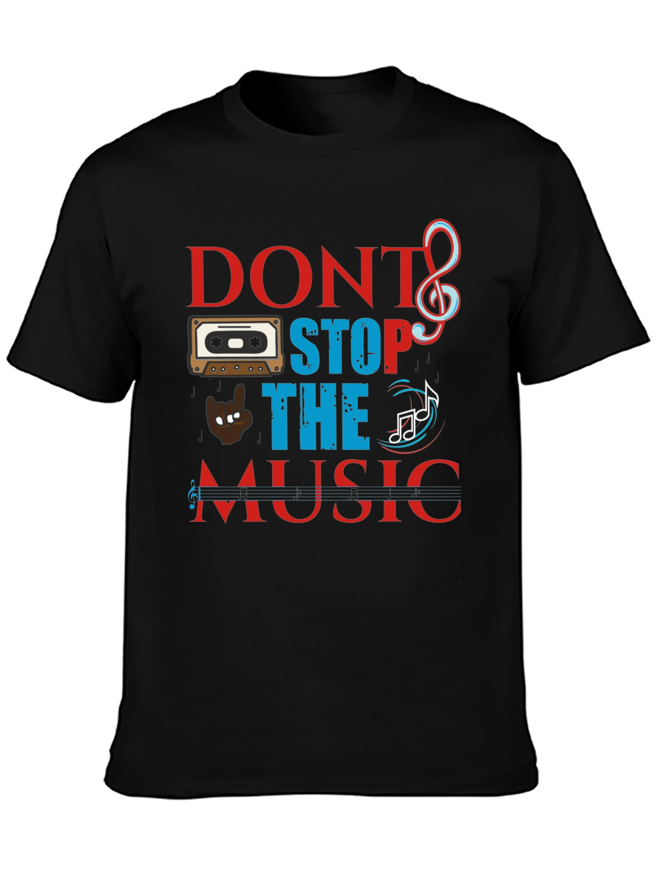 Dont Stop The Music Graphic Tee