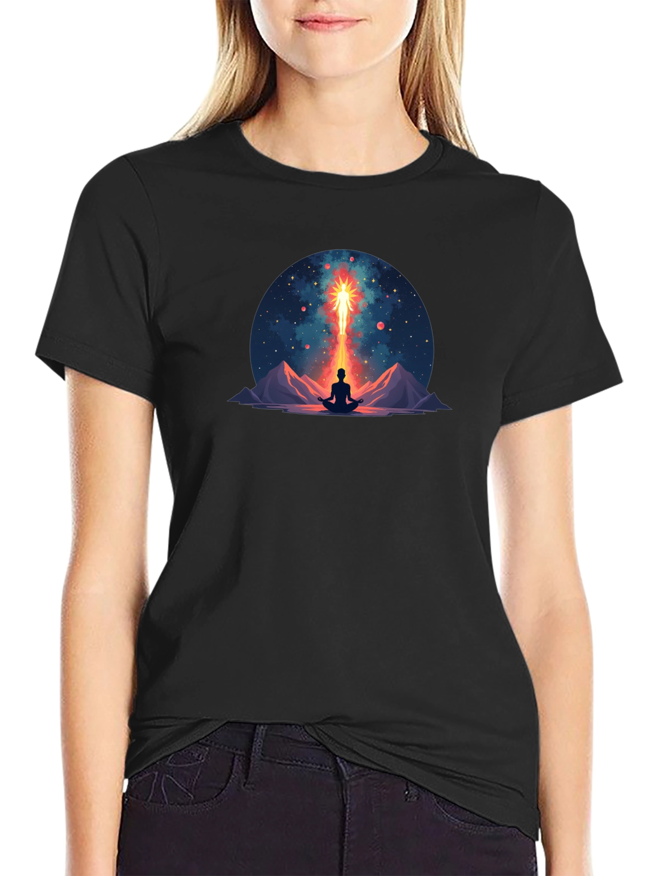 Meditative Galaxy Tee