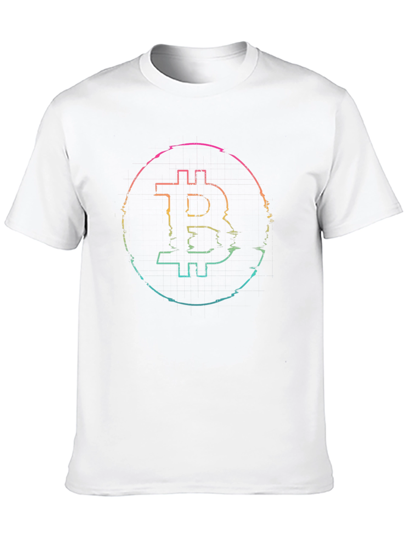 Bitcoin Glitch Tee - Crypto Currency T-Shirt