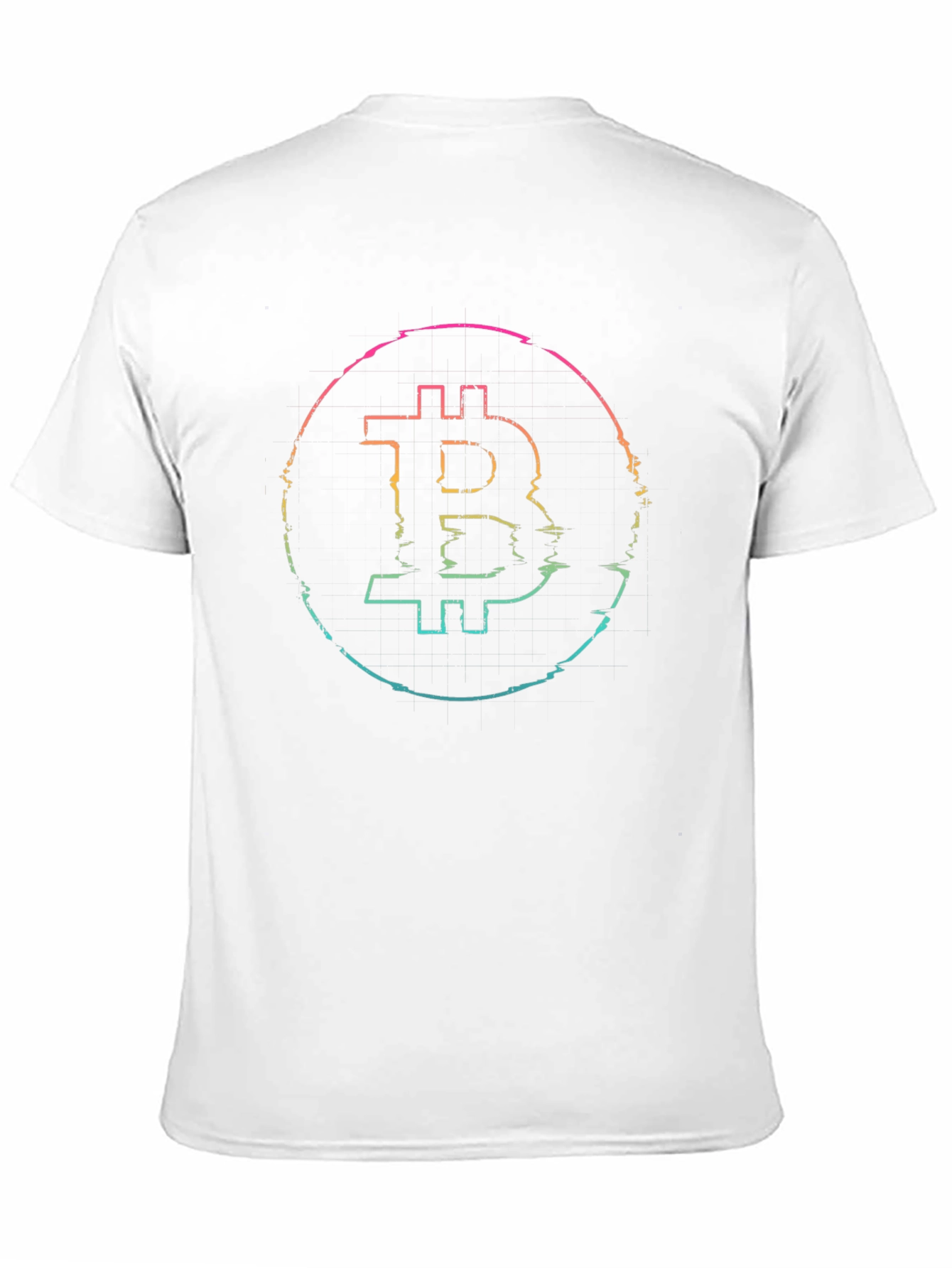 Bitcoin Glitch Tee - Crypto Currency T-Shirt