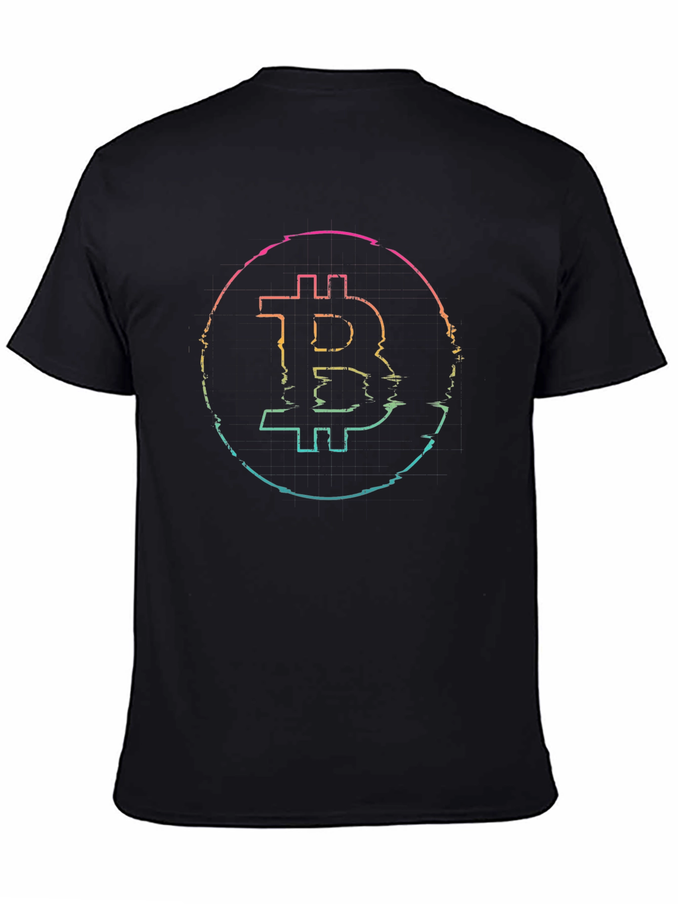Bitcoin Glitch Tee - Crypto Currency T-Shirt