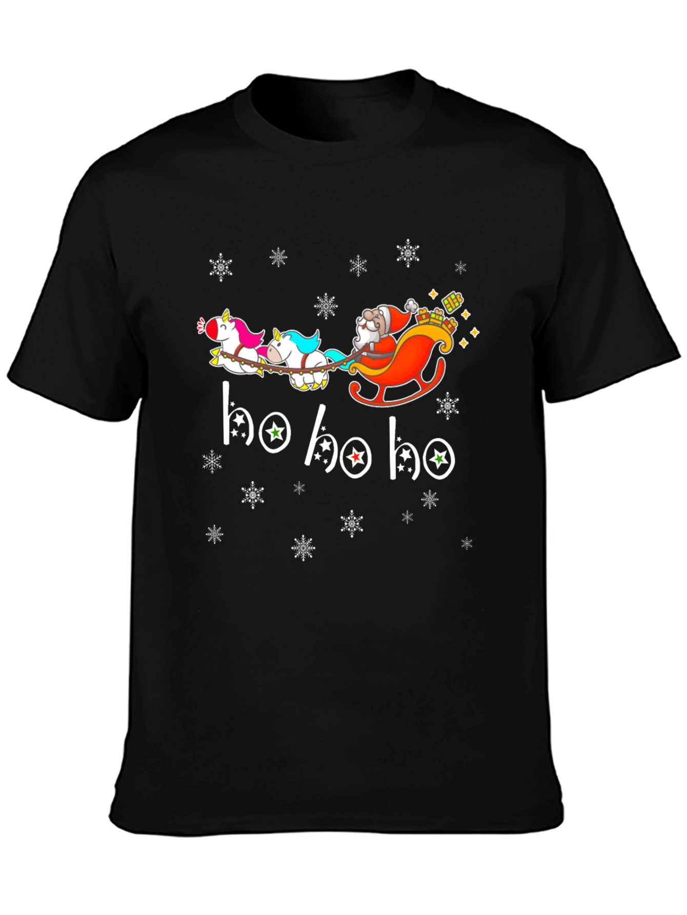 Santa Unicorn Christmas T-Shirt