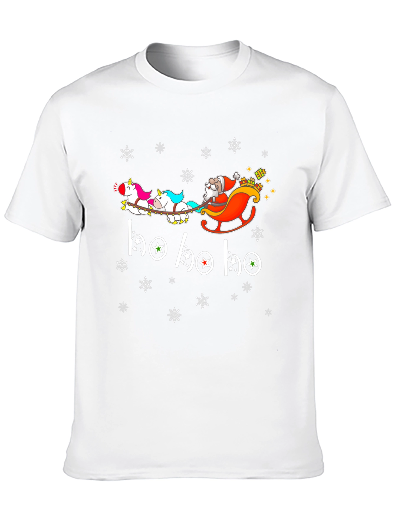 Santa Unicorn Christmas T-Shirt